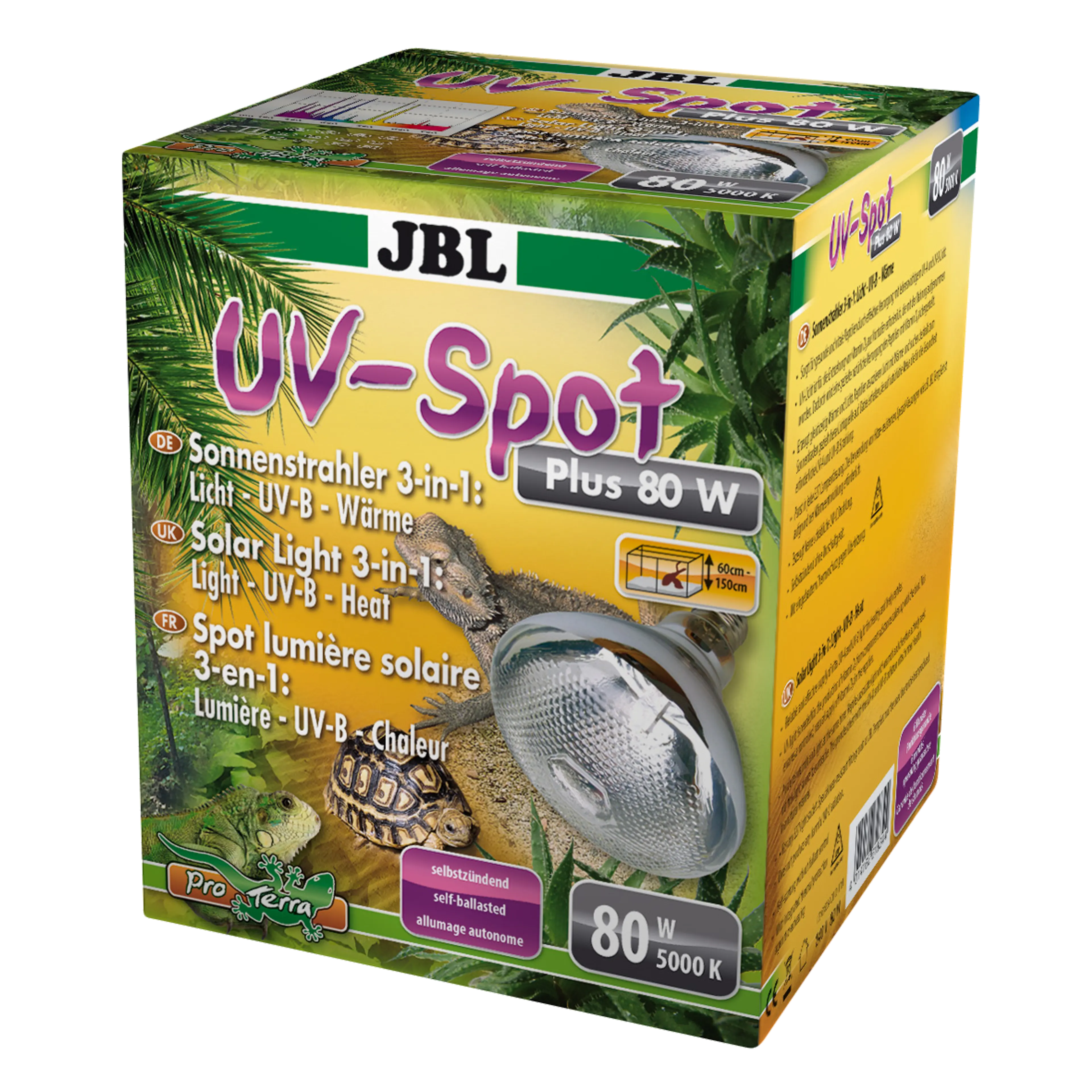 Healthy and energetic reptiles: Effective supply of vital UVA and UVB rays