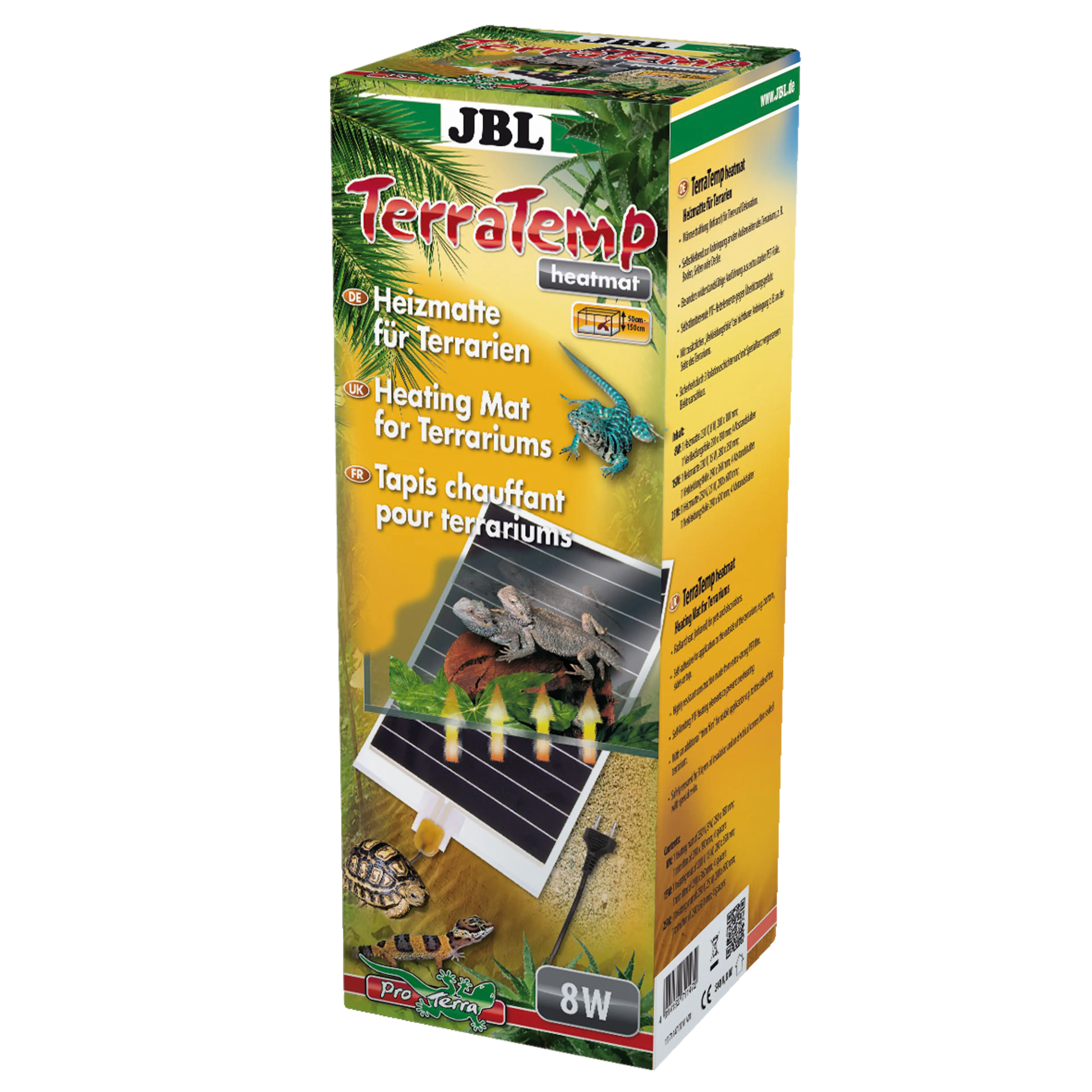 Ideal heat radiation for animals and plants: Self-adhesive infrared heating mat for terrariums
