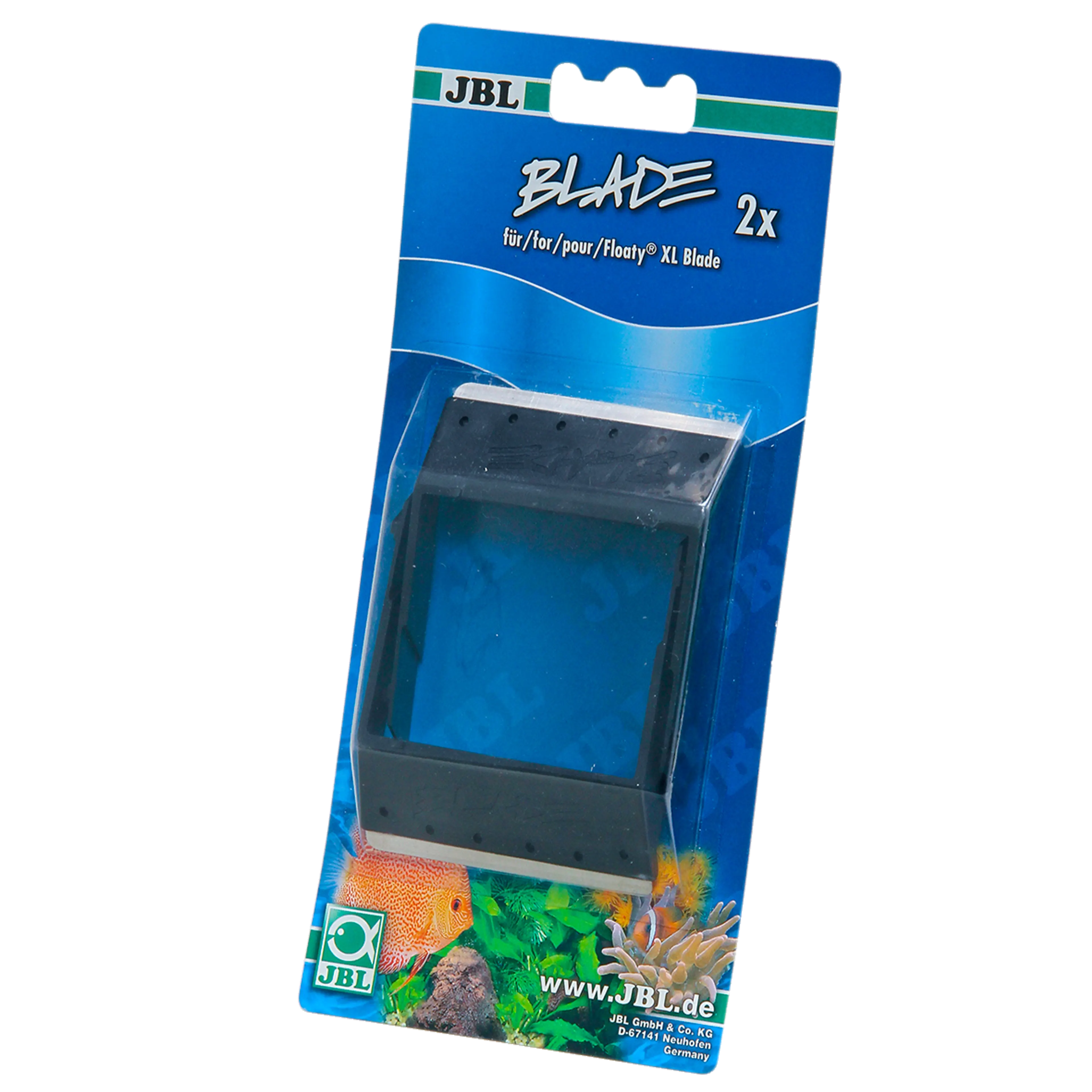 Convenient and effective cleaning of aquarium glass: Blunt replacement blades for Floaty Blade L and XL against stubborn deposits