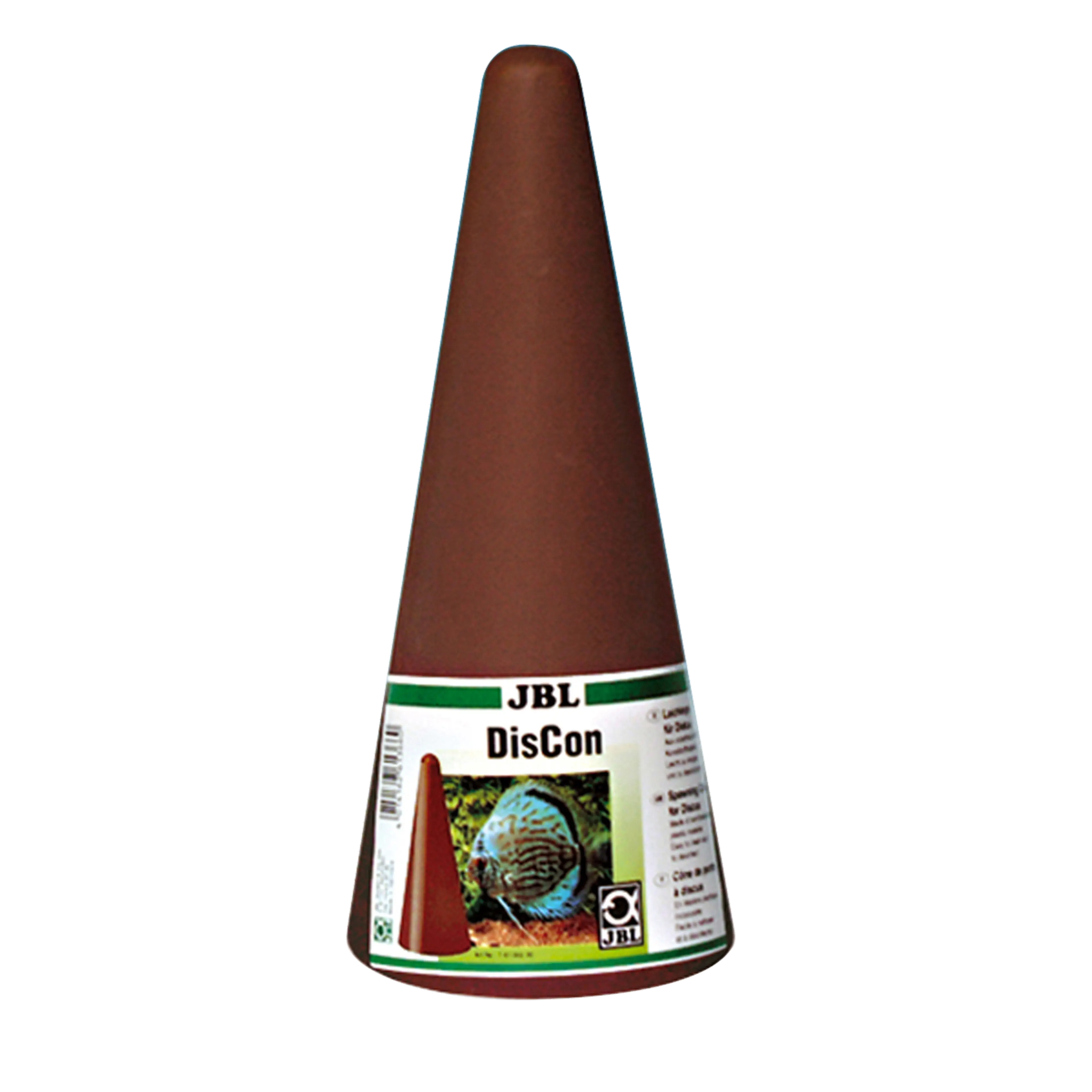 Ideal spawning aid for discus: Spawning cone for egg-laying female discus