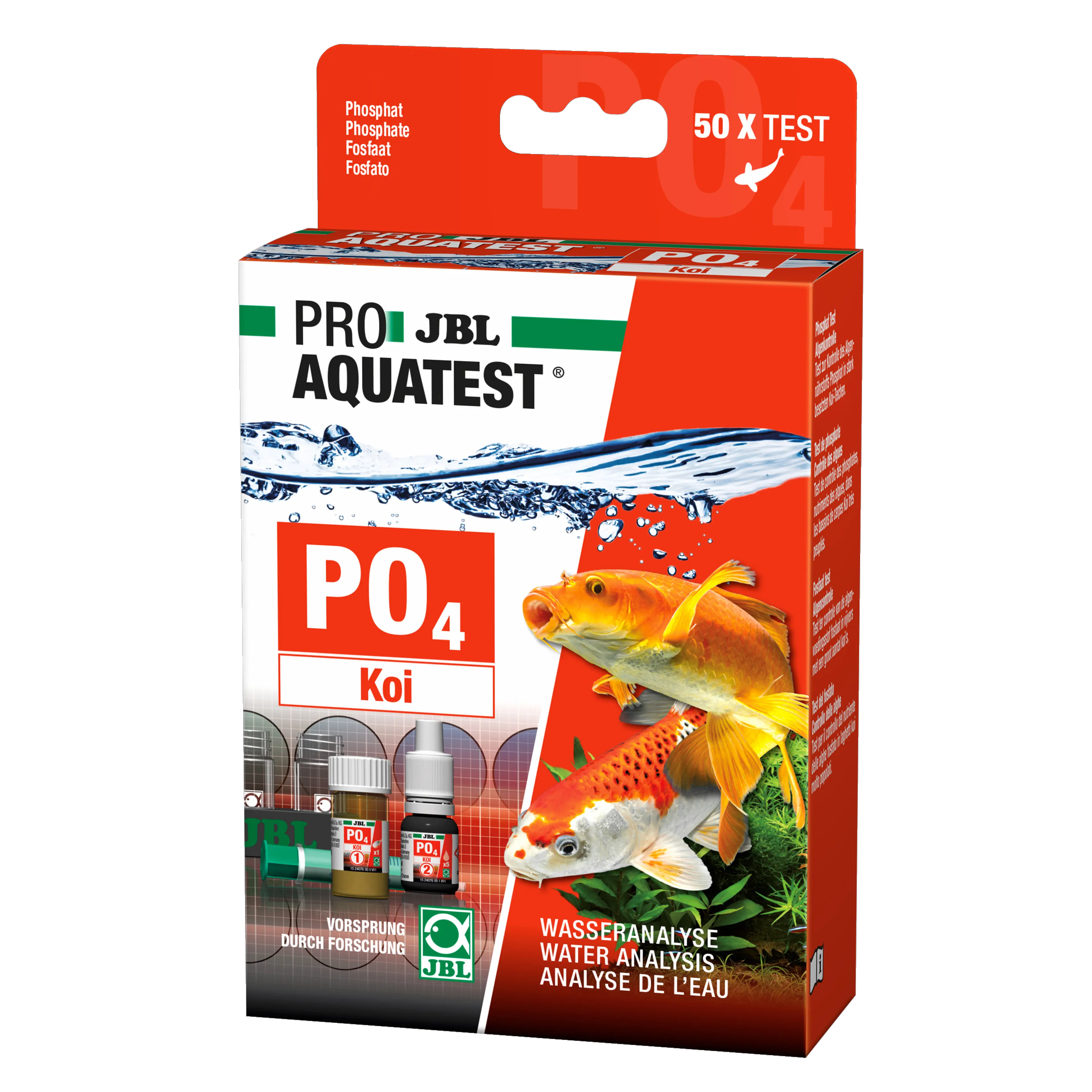 Simple and reliable monitoring of water values in koi ponds: Determination of phosphate, an algae nutrient, from <0.1 to 10 mg/l