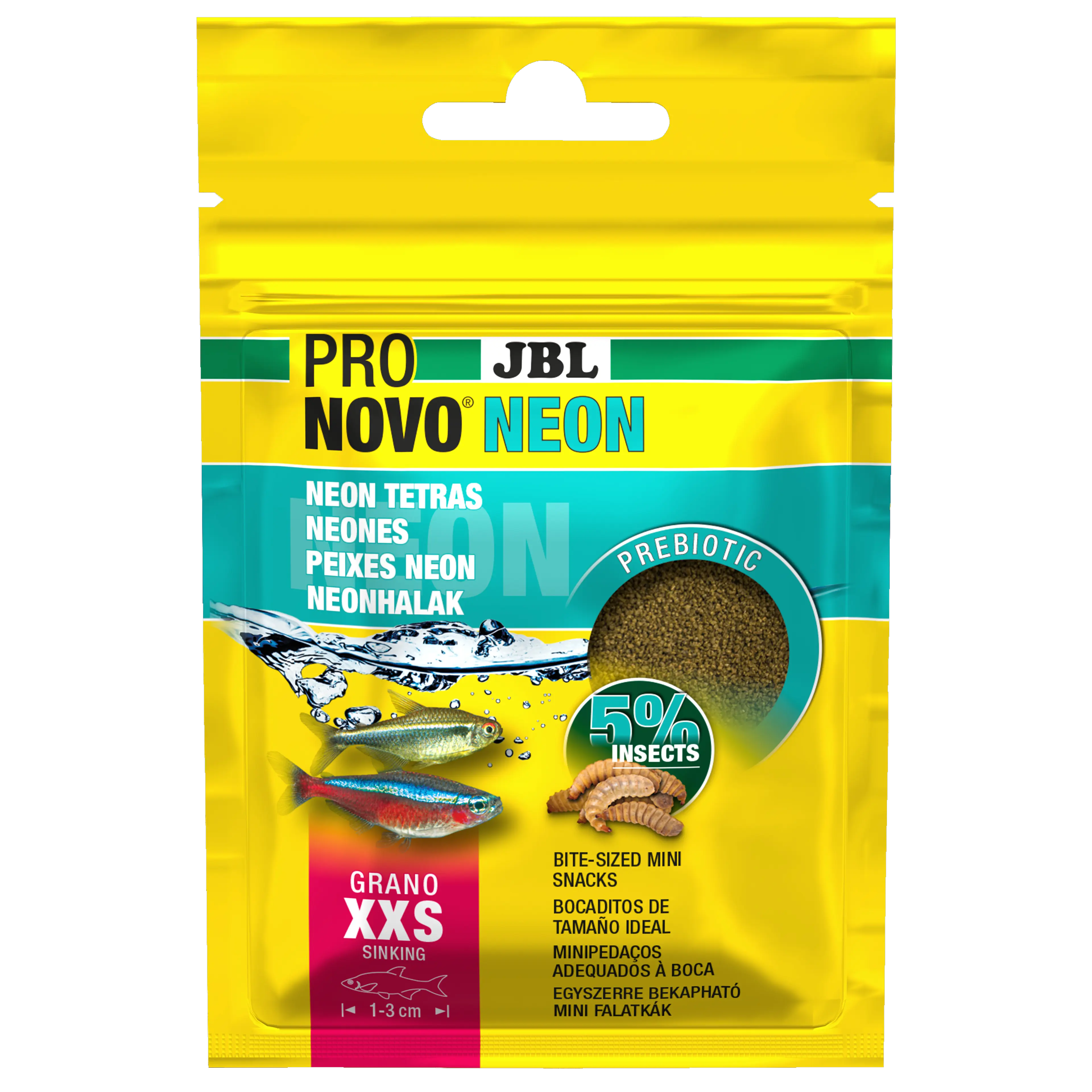 Prebiotic & sinking aquarium fish food: Special fibre in the food provides the beneficial intestinal bacteria with nourishment for healthy digestion. Healthy digestion means less excretion and therefore less water pollution.