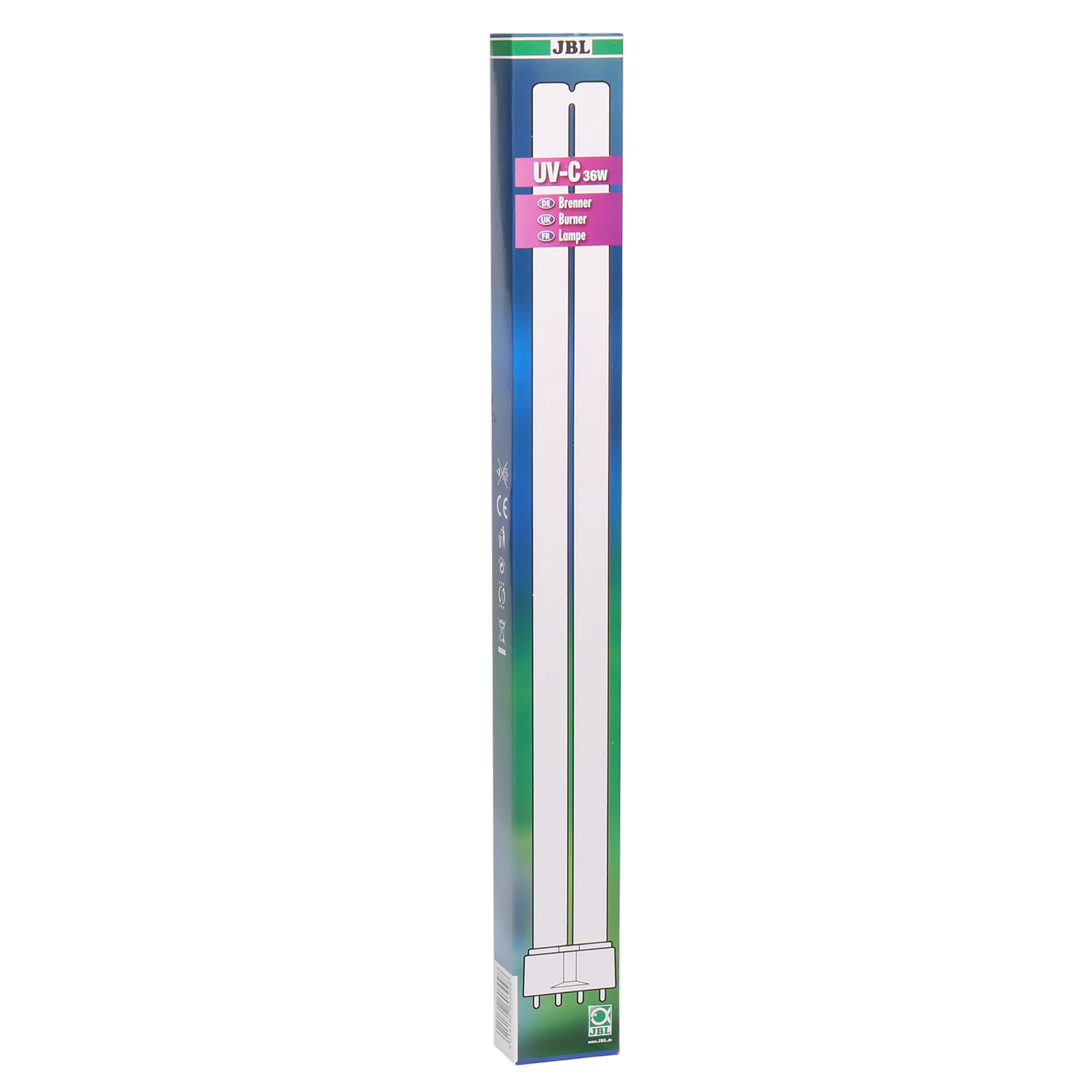 Crystal clear and healthy water: UV-C water clarifier for fast and efficient removal of greenish and whitish cloudiness in aquariums