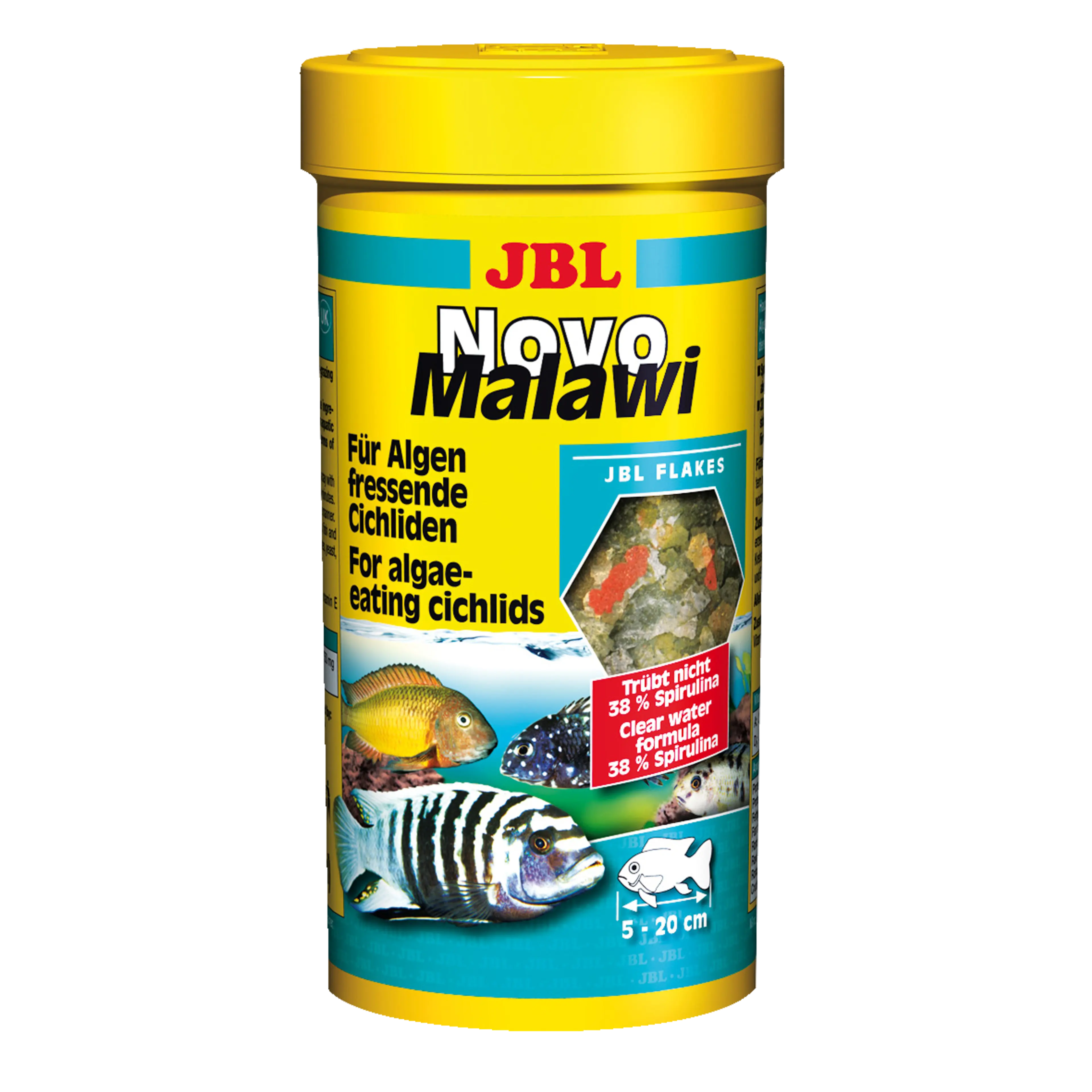 Complete nutrition and optimal growth for algae-eating (epiphytic) cichlids from Lake Malawi and Lake Tanganyika