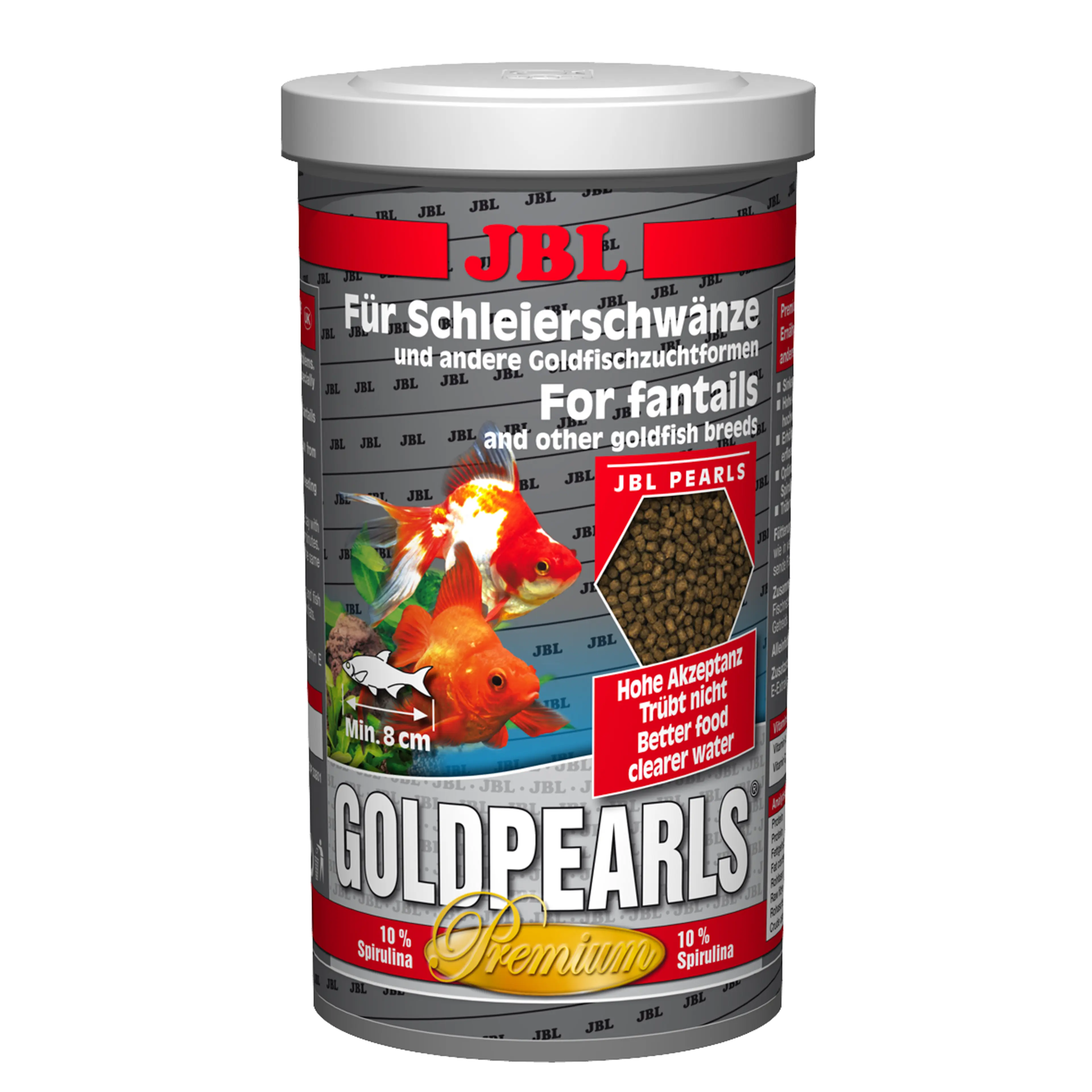 Complete nutrition, optimal growth for goldfish and veiltail goldfish: selected raw materials to meet the needs of all goldfish varieties.