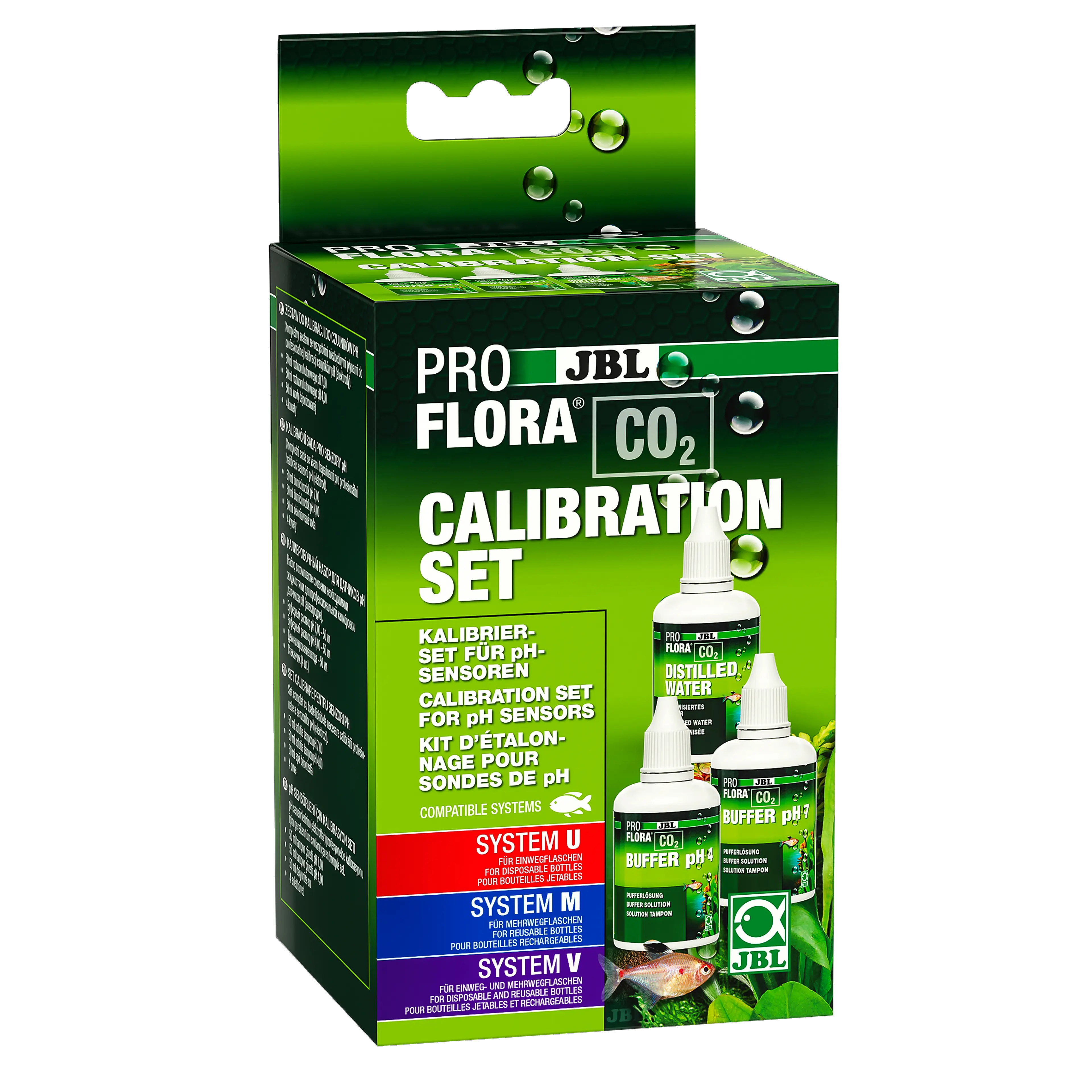 Professional use of pH electrodes for aquariums: Complete calibration set