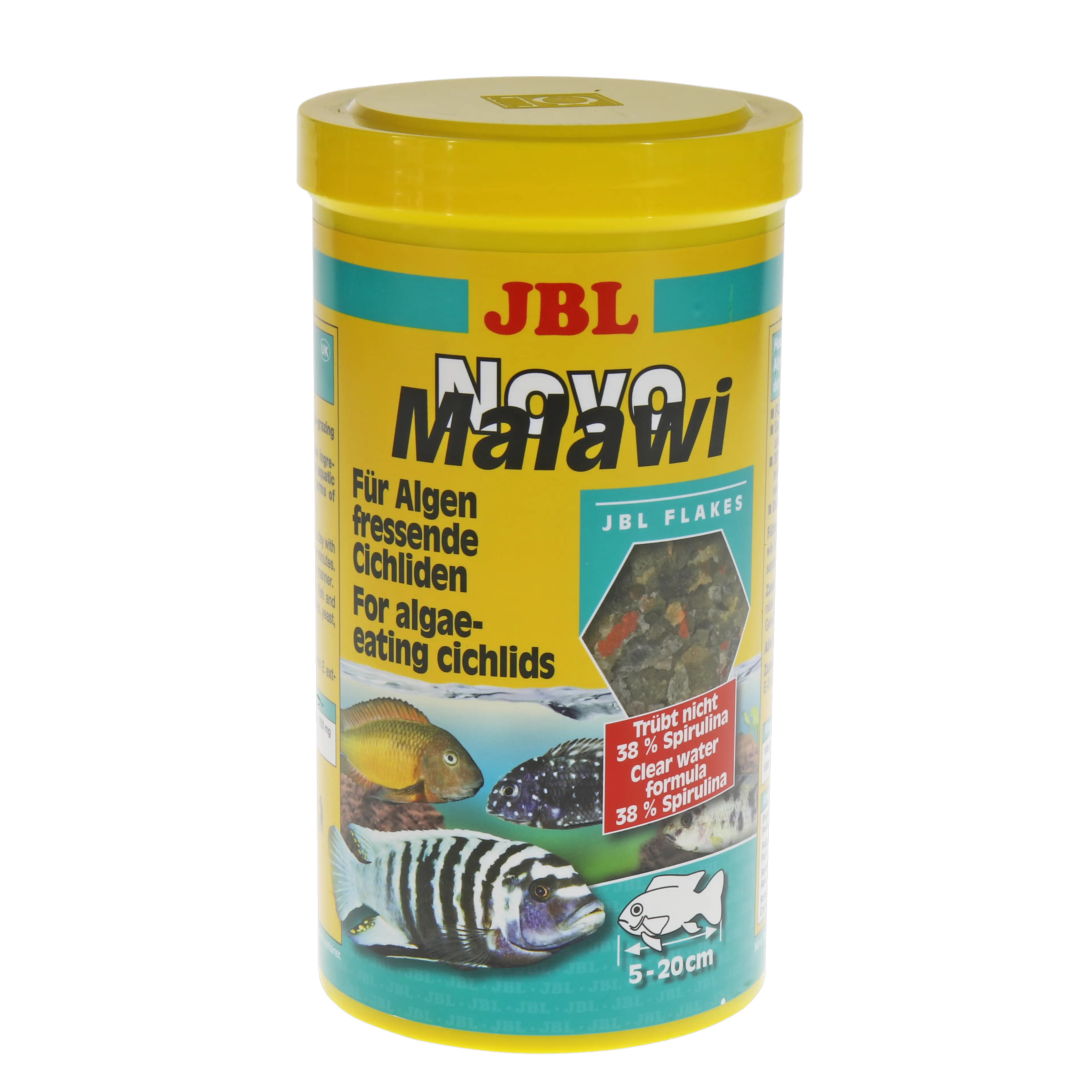 Complete nutrition and optimal growth for algae-eating (epiphytic) cichlids from Lake Malawi and Lake Tanganyika