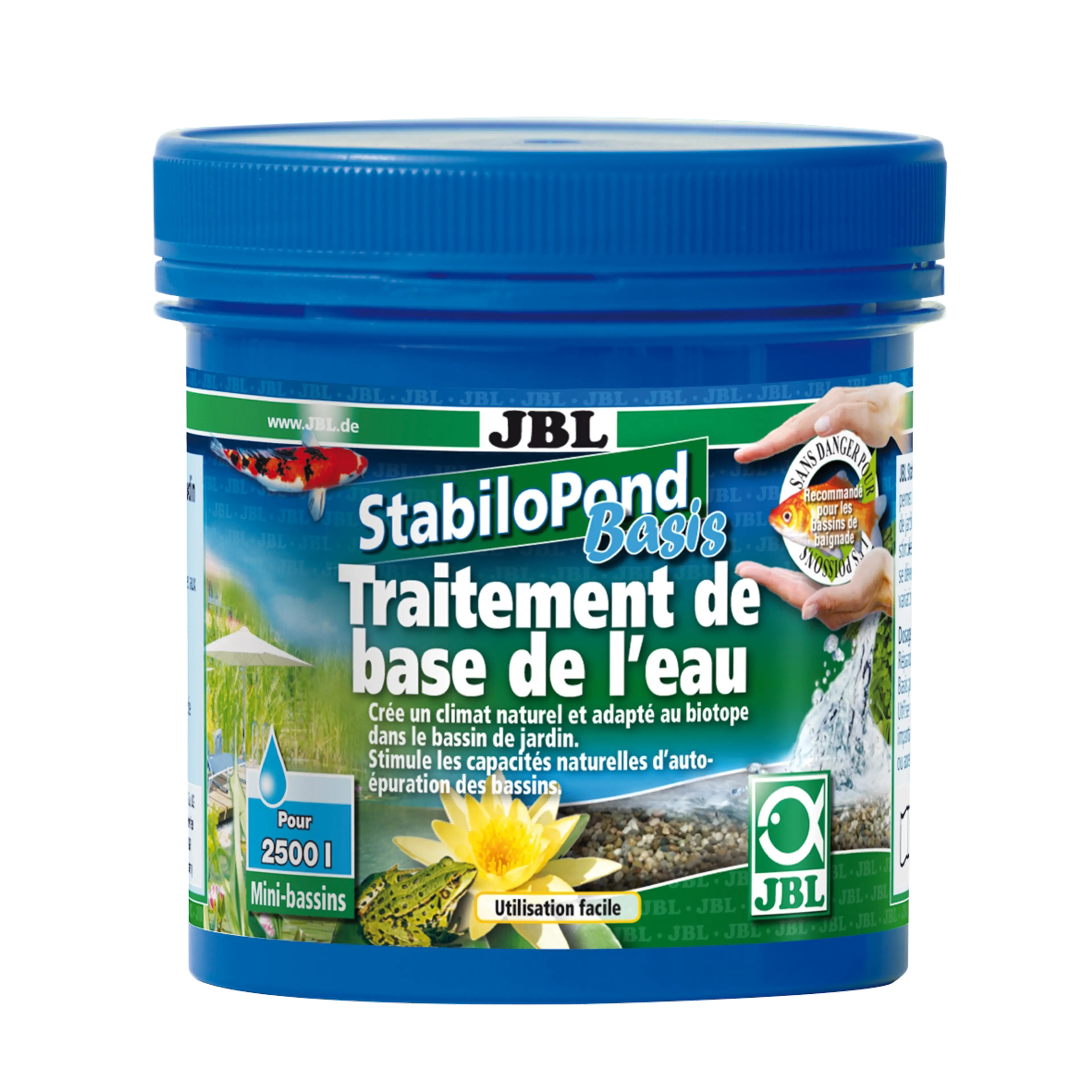Natural, biotope-friendly balance: basic care product for stabilising the KH, GH and pH values in the pond