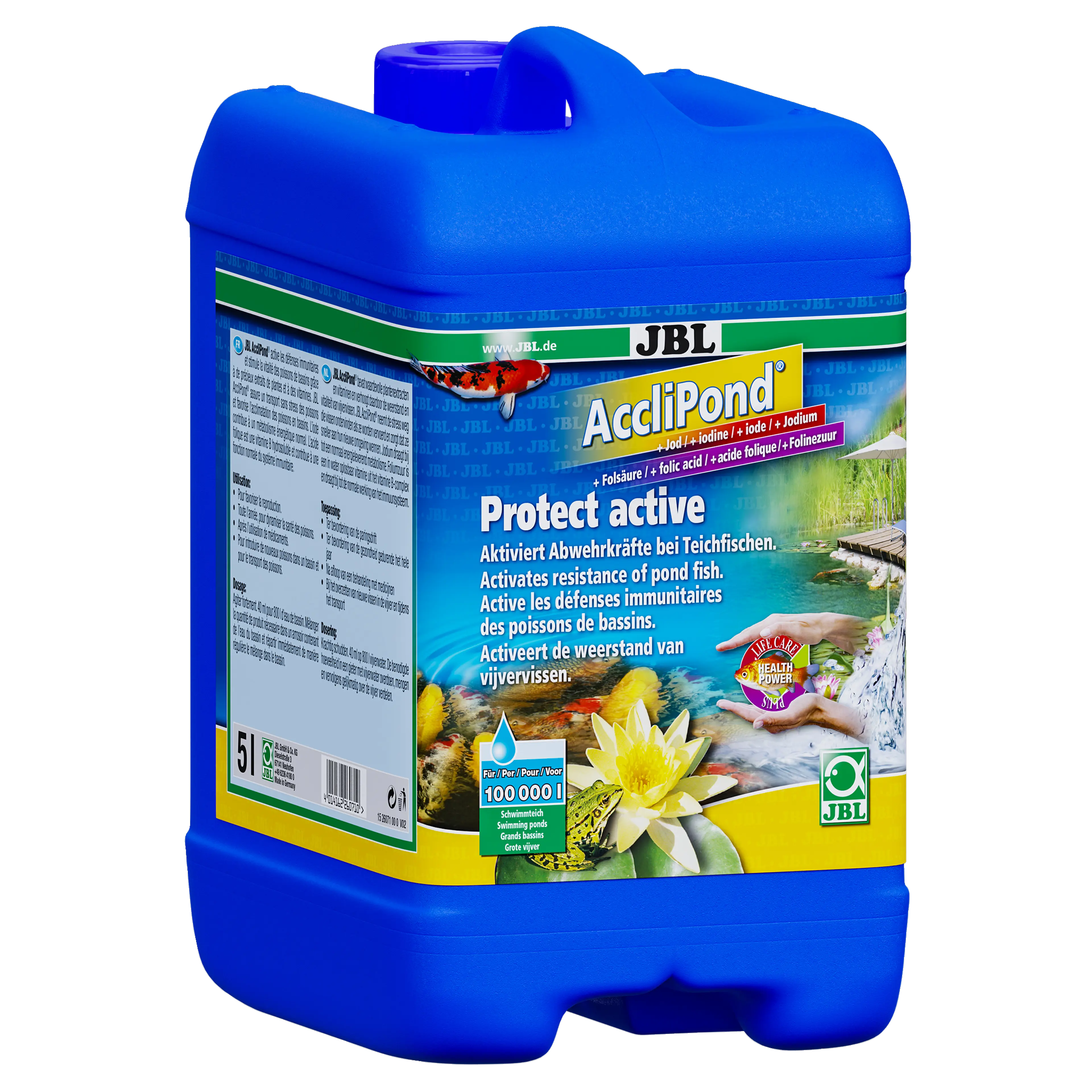 Fish-friendly pond environment: water conditioner to activate the immune system and promote fish health
