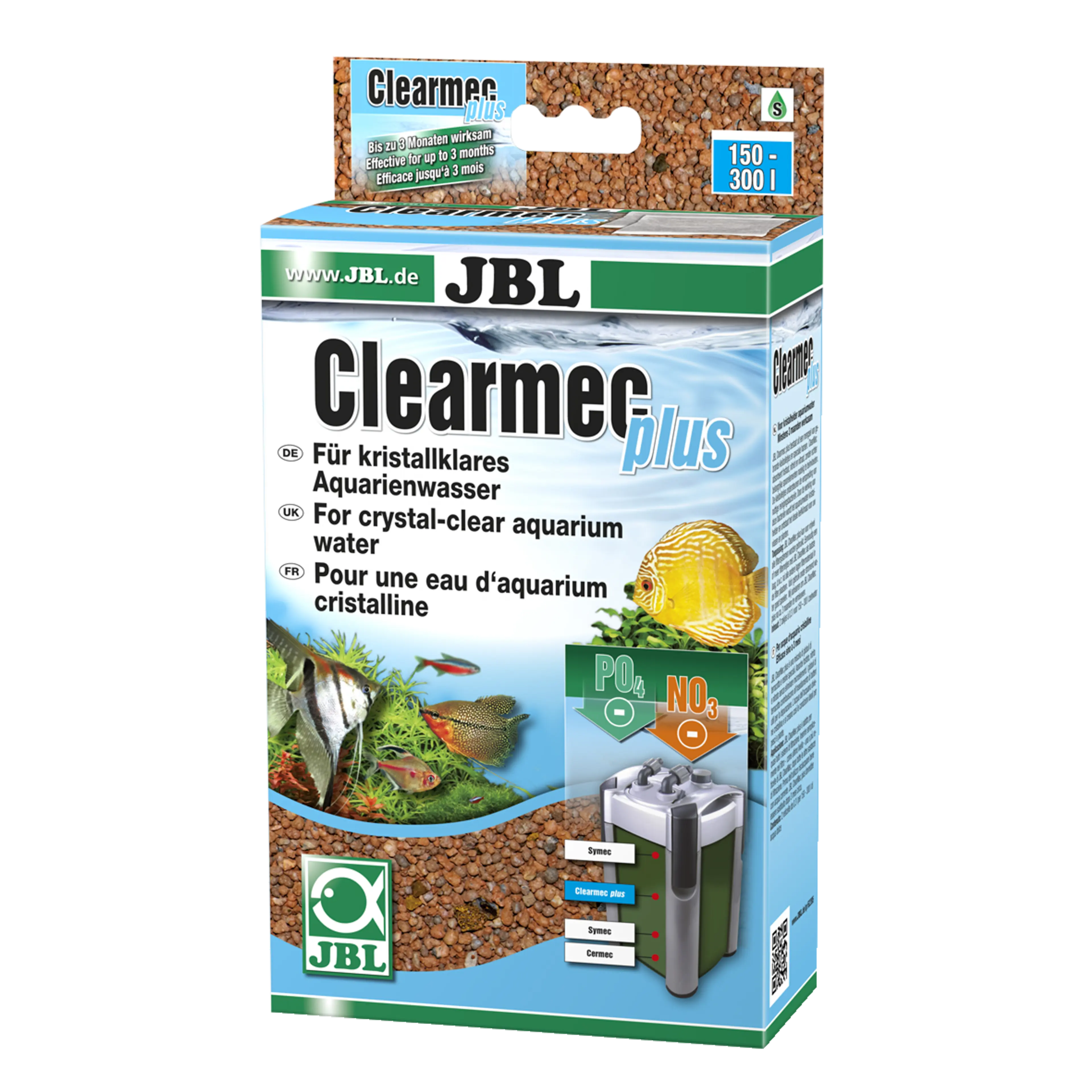 Removal of nitrite, nitrate and phosphate from the aquarium: filter media for use in aquarium filters