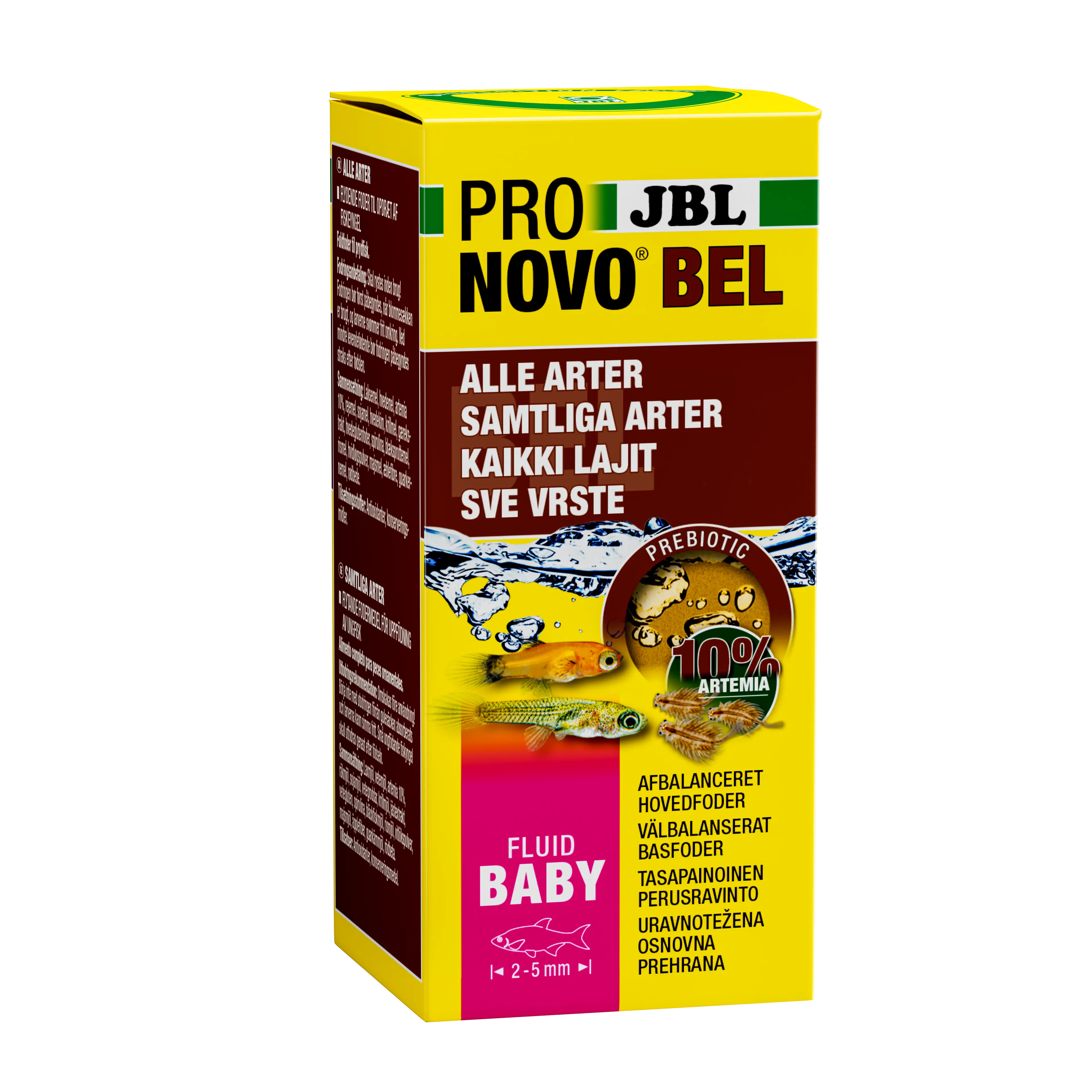 Complete nutrition: Ultra-fine homogenate (fine feed dissolved in water) made from over 50 natural raw materials