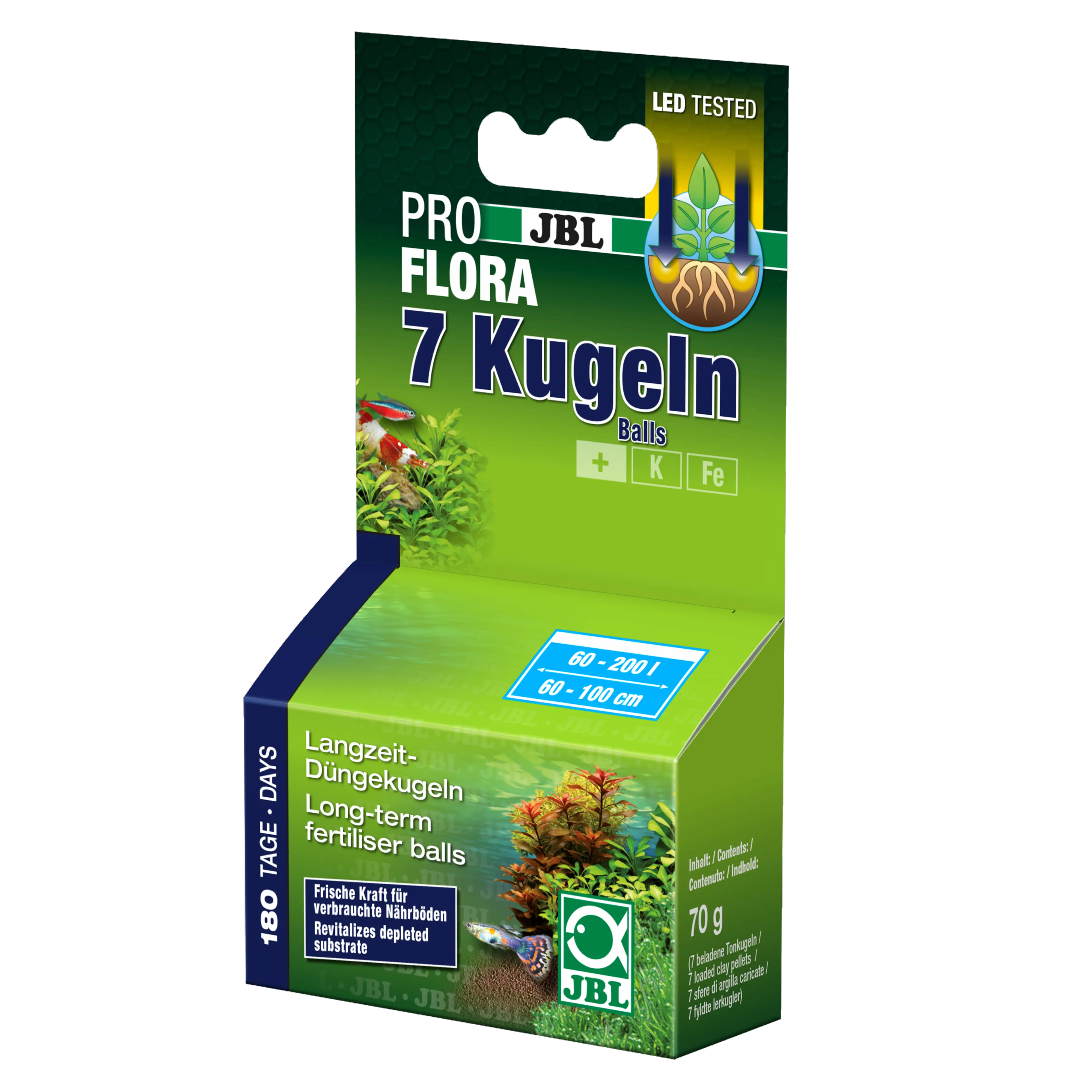 Basic care for plant roots: specially manufactured clay balls loaded with nutrients for freshwater aquariums