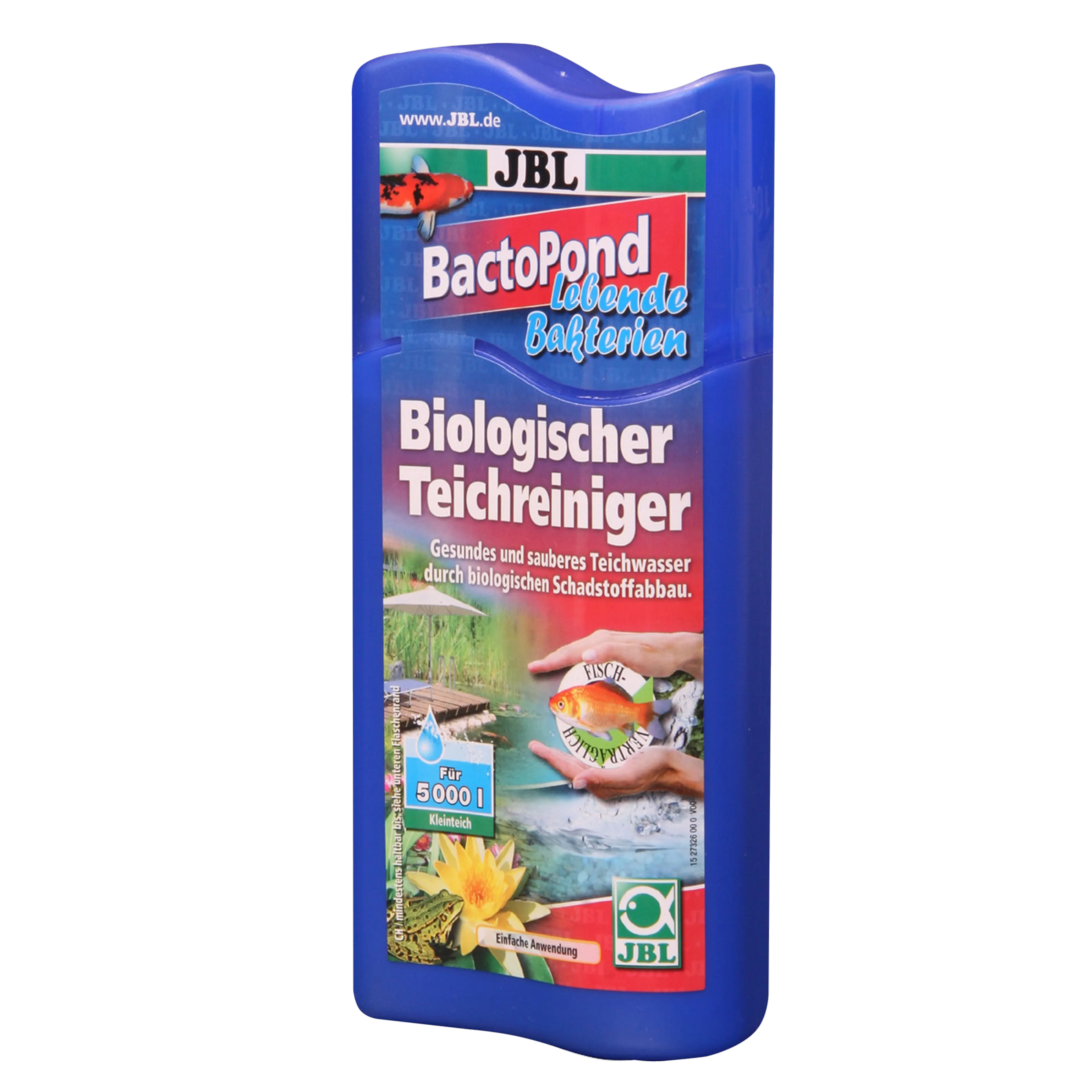 Für fisch- und pflanzengerechtes Wasser: Reinigungsbakterien zum Abbau biologischer Schadstoffe im Teich (Eiweiß, Ammonium/ Ammoniak, Nitrit)
