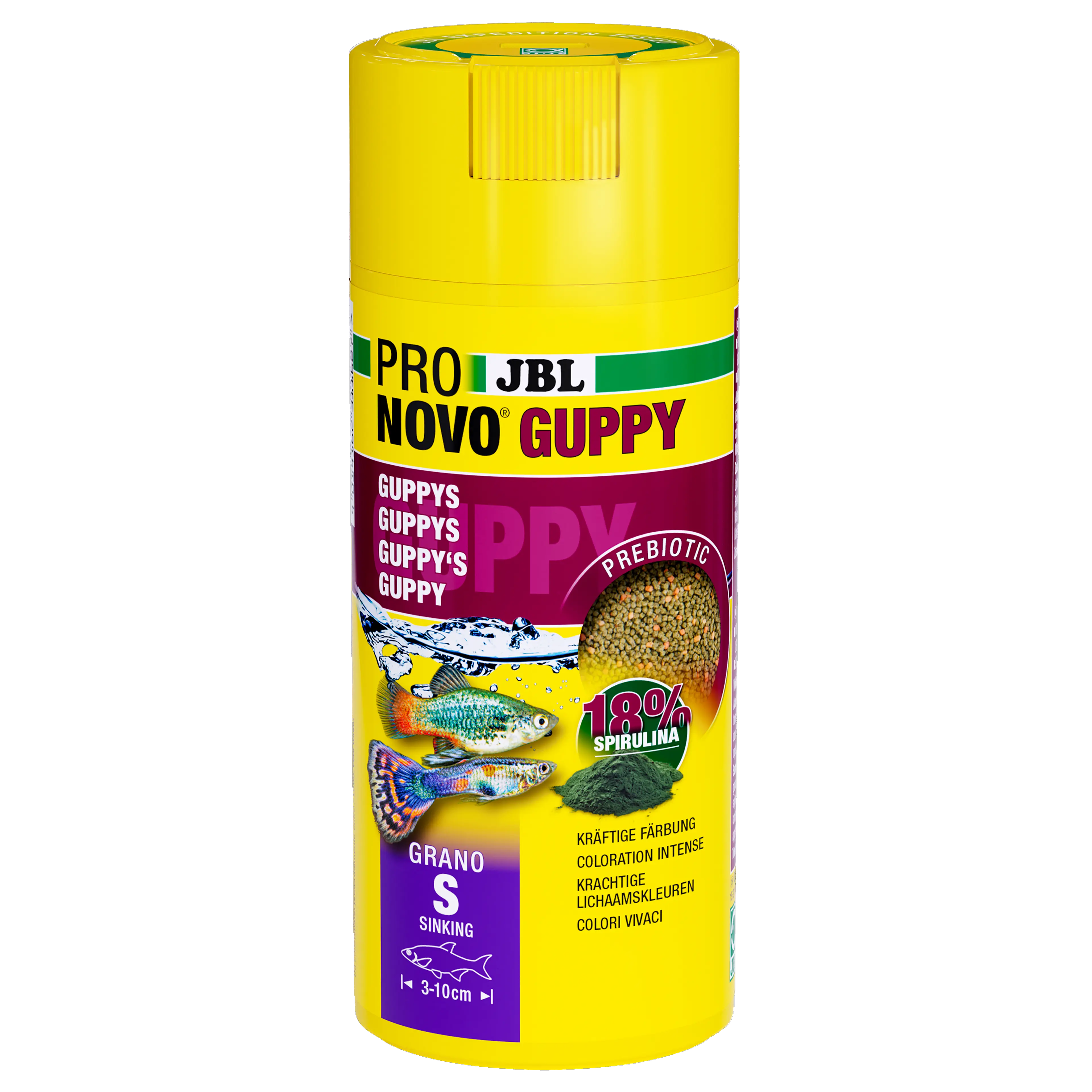 Prebiotic & sinking aquarium fish food: Special fibre in the food provides the beneficial intestinal bacteria with nourishment for healthy digestion.