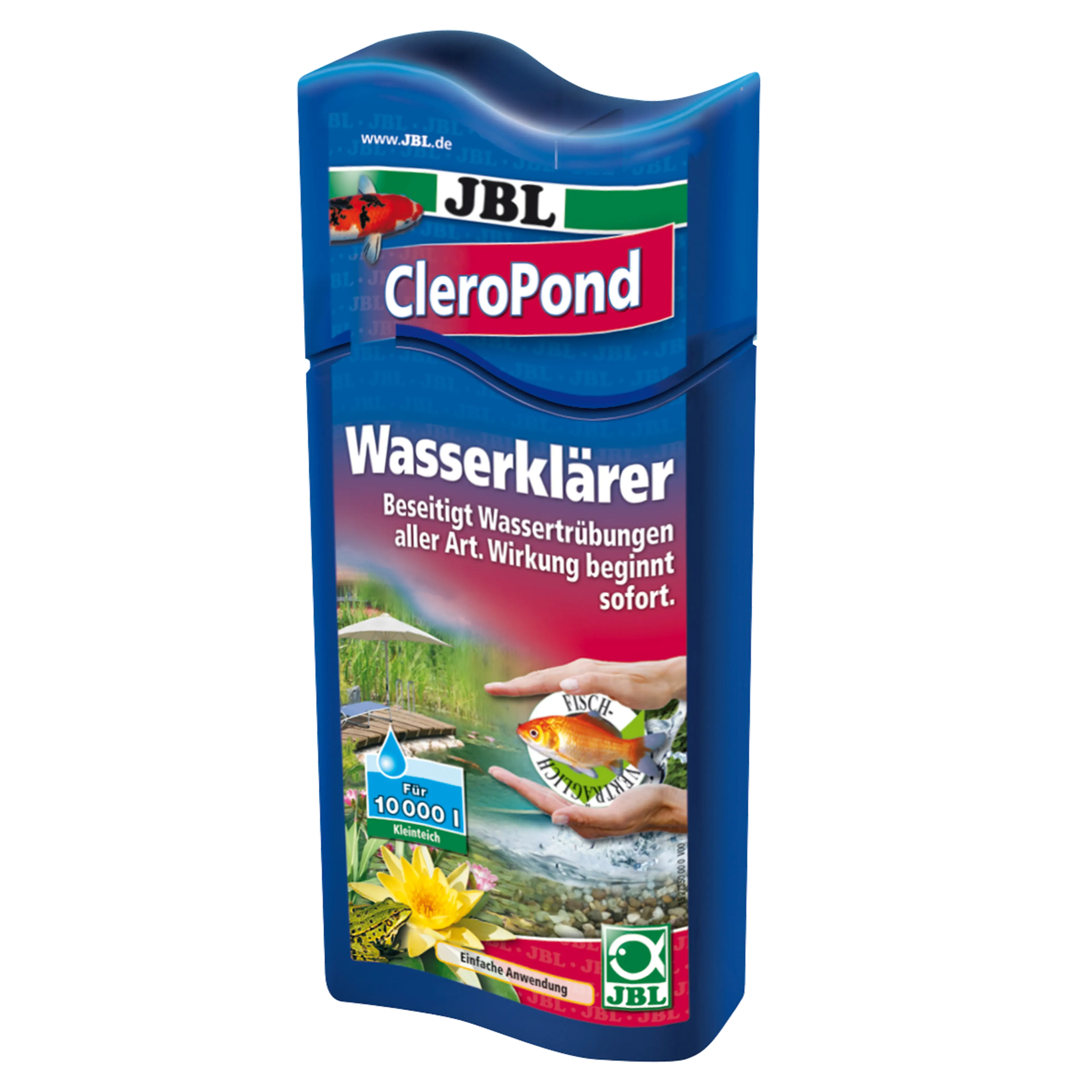 Für fisch- und pflanzengerechtes Wasser: Wasserklärer zur Beseitigung von Wassertrübungen aller Art