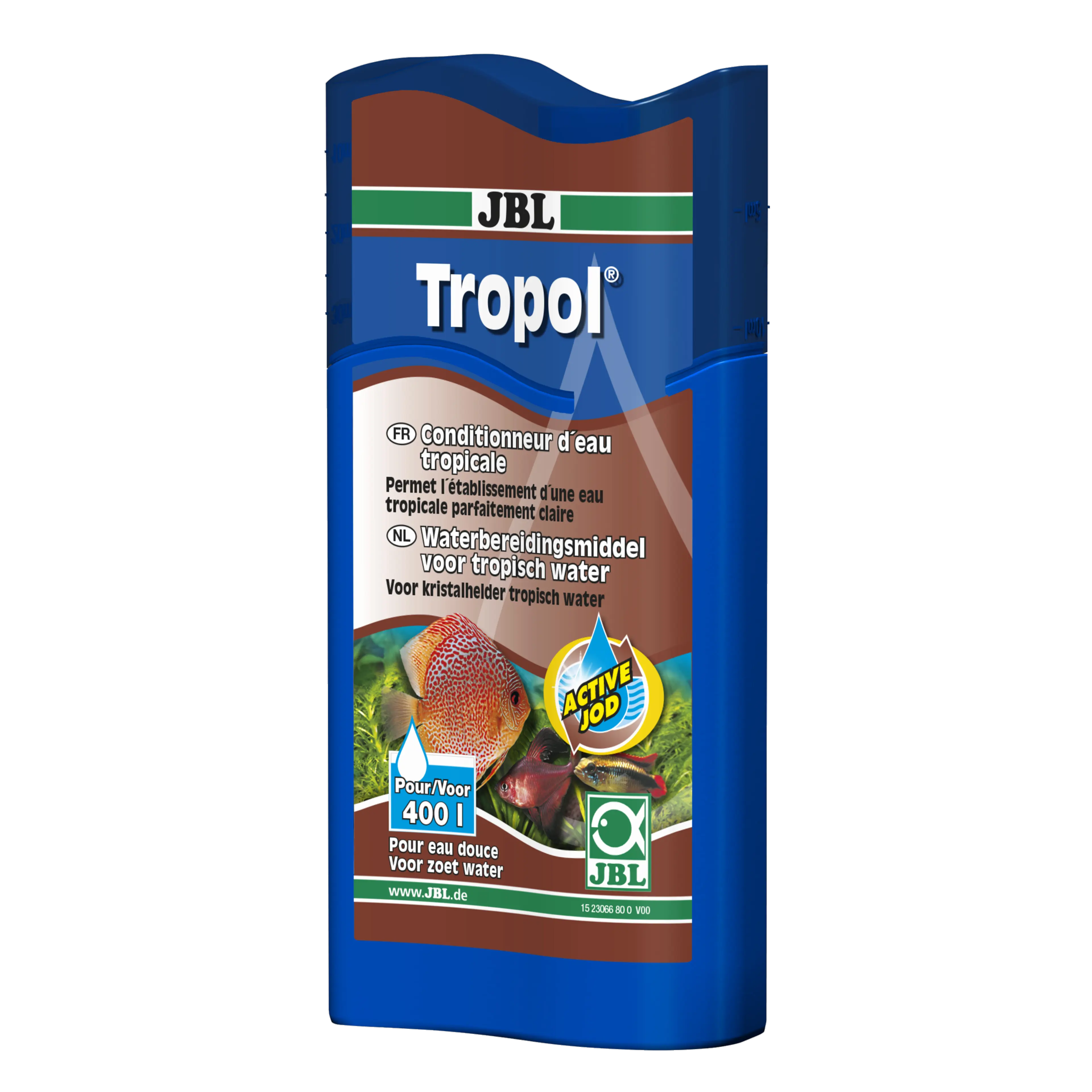 Pour une eau d'aquarium adaptée aux poissons et aux plantes : lors de la mise en place et du changement d'eau pour l'entretien des aquariums d'eau douce et des crevettes.
