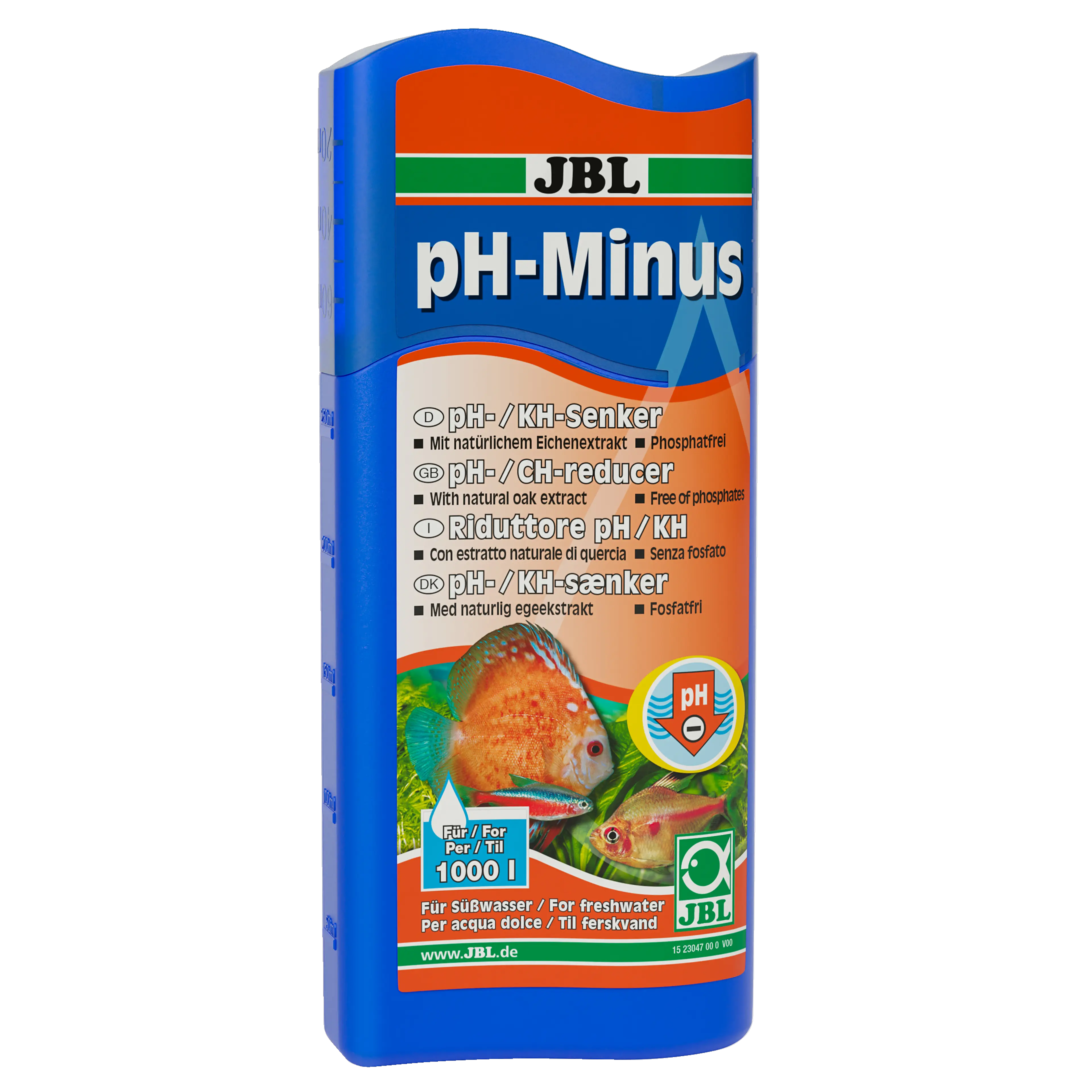 For fish- and plant-friendly aquarium water in freshwater aquariums, for aquatic turtles, and for shrimp