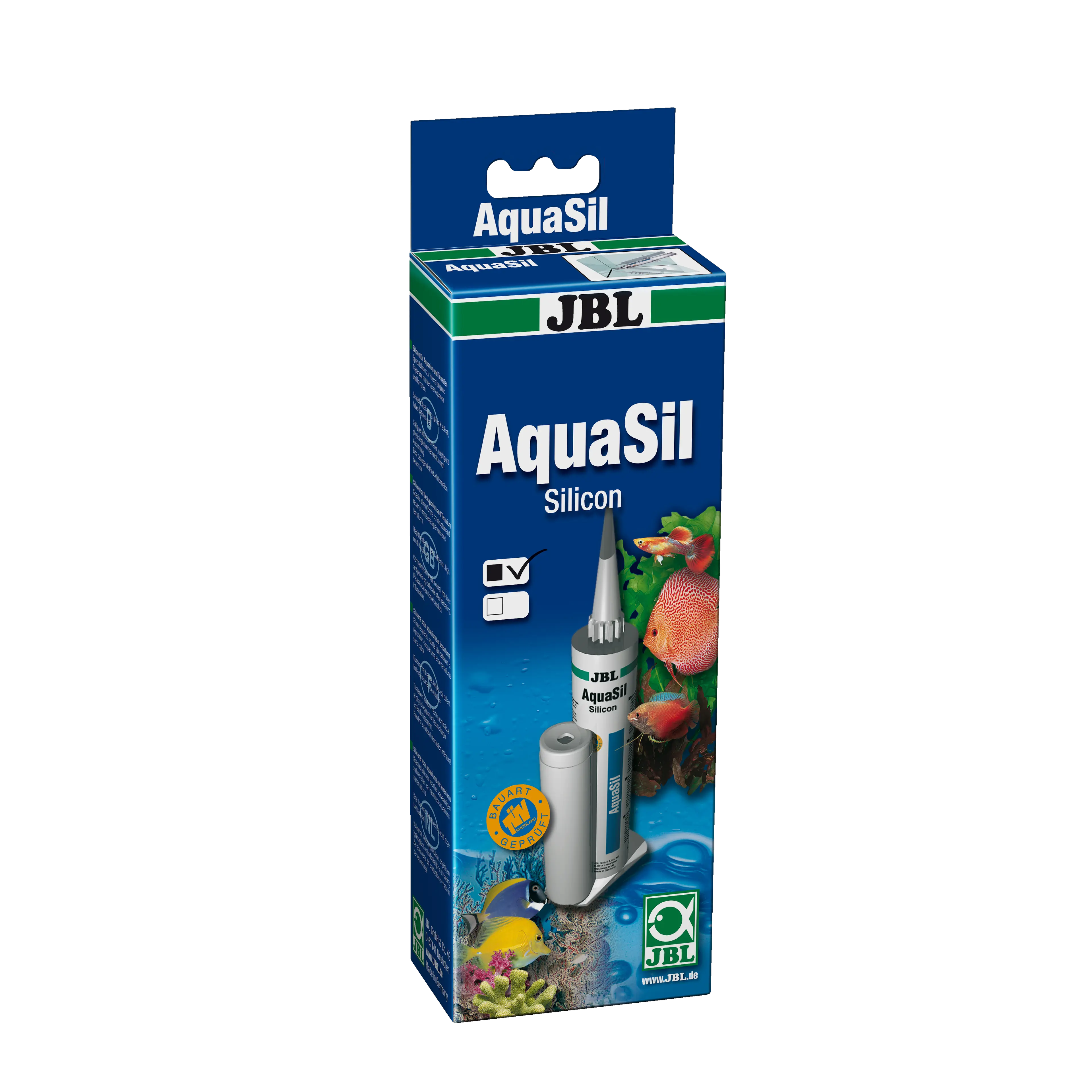 Special silicone in black for repairing and constructing frameless glass aquariums and bonding decorations (such as rock structures).