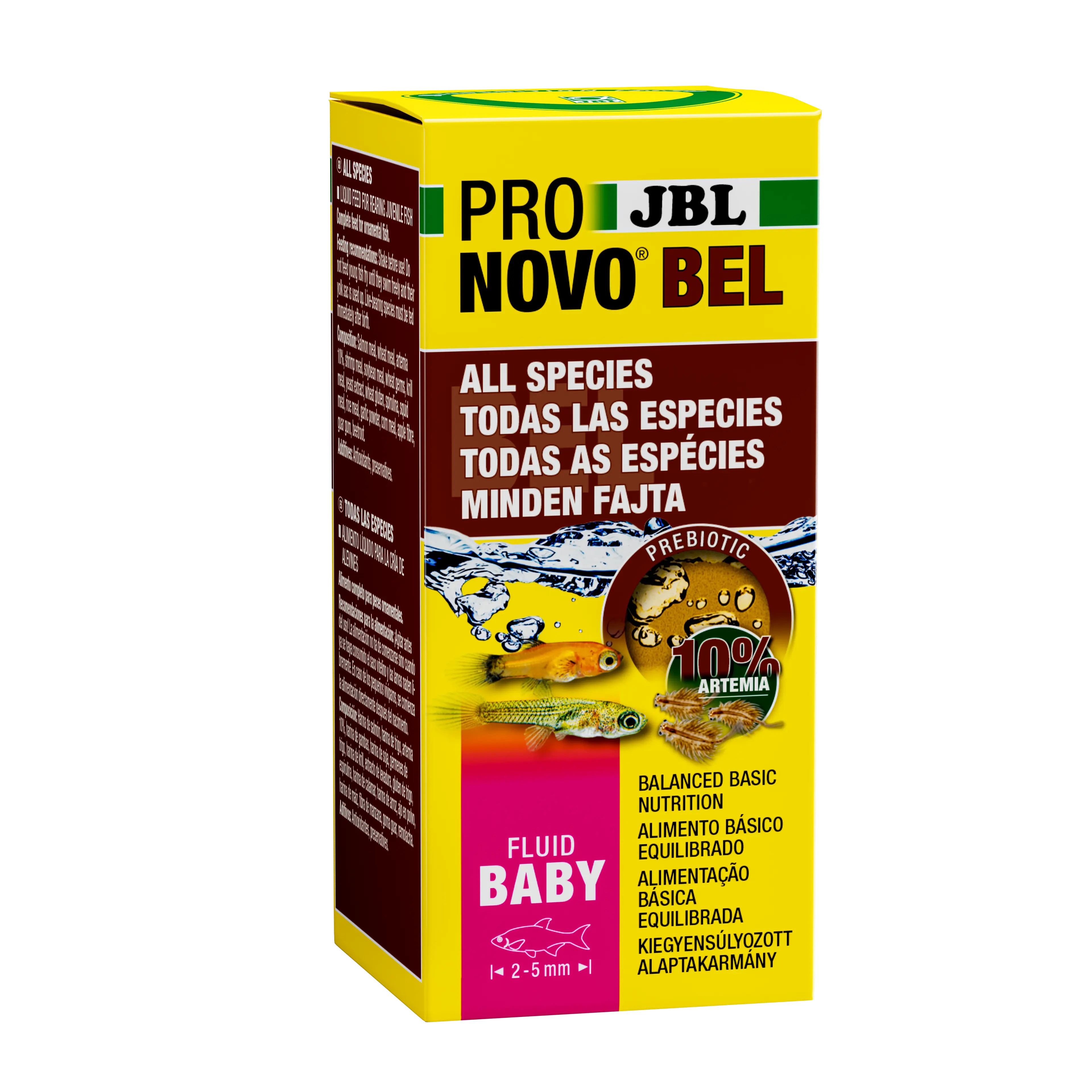 Complete nutrition: Ultra-fine homogenate (fine feed dissolved in water) made from over 50 natural raw materials