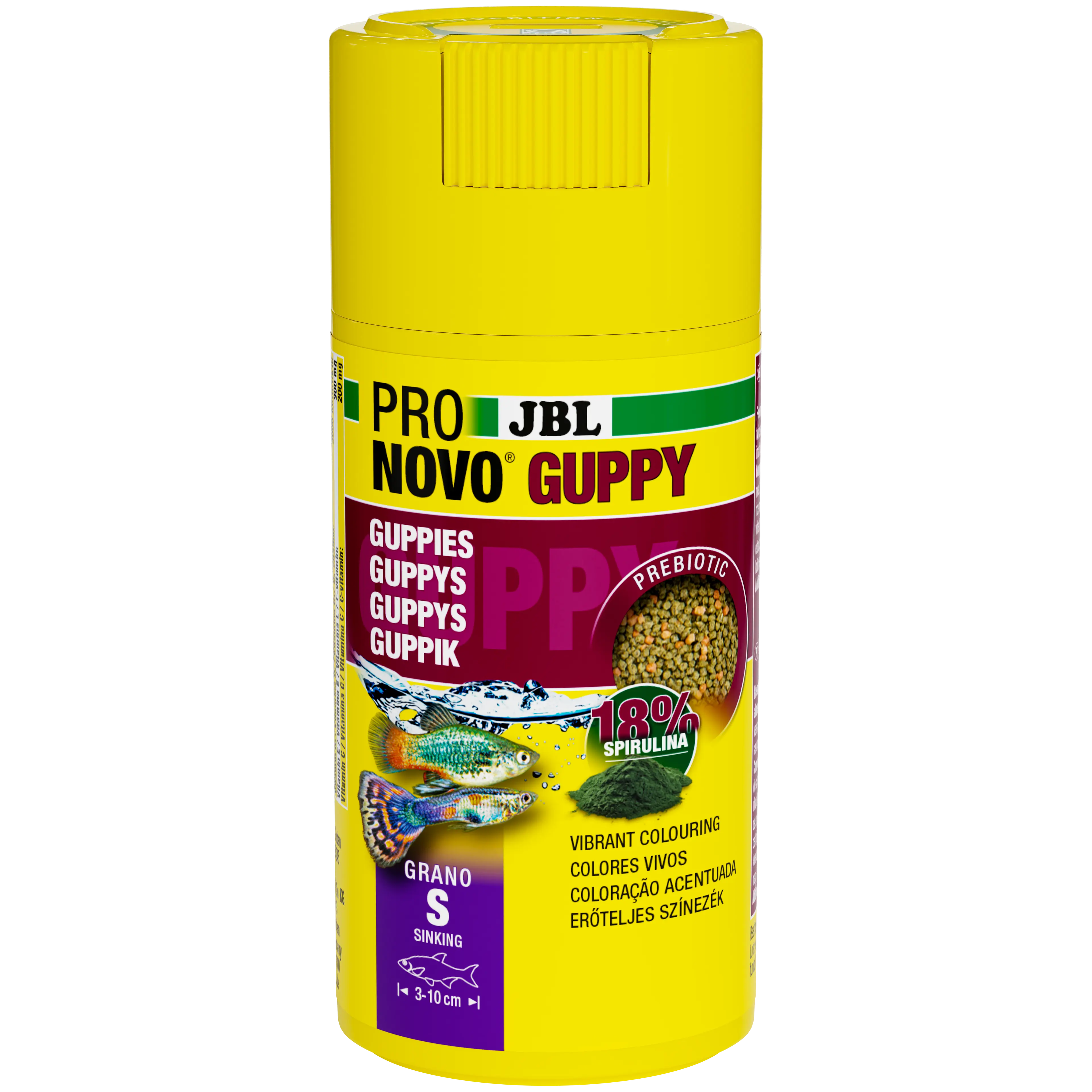 Prebiotic & sinking aquarium fish food: Special fibre in the food provides the beneficial intestinal bacteria with nourishment for healthy digestion.