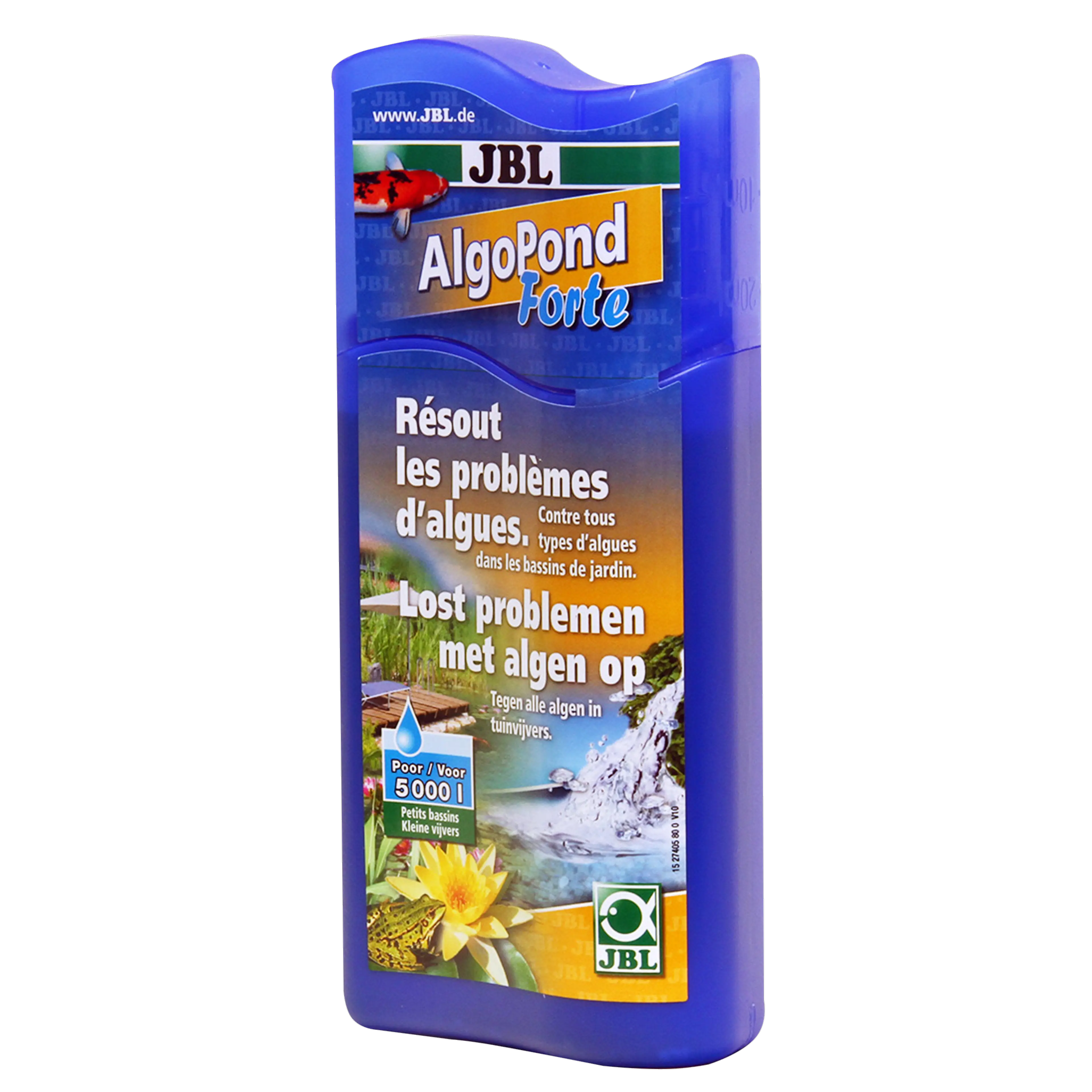 Pour lutter rapidement et efficacement contre tous les types d'algues dans les bassins de jardin