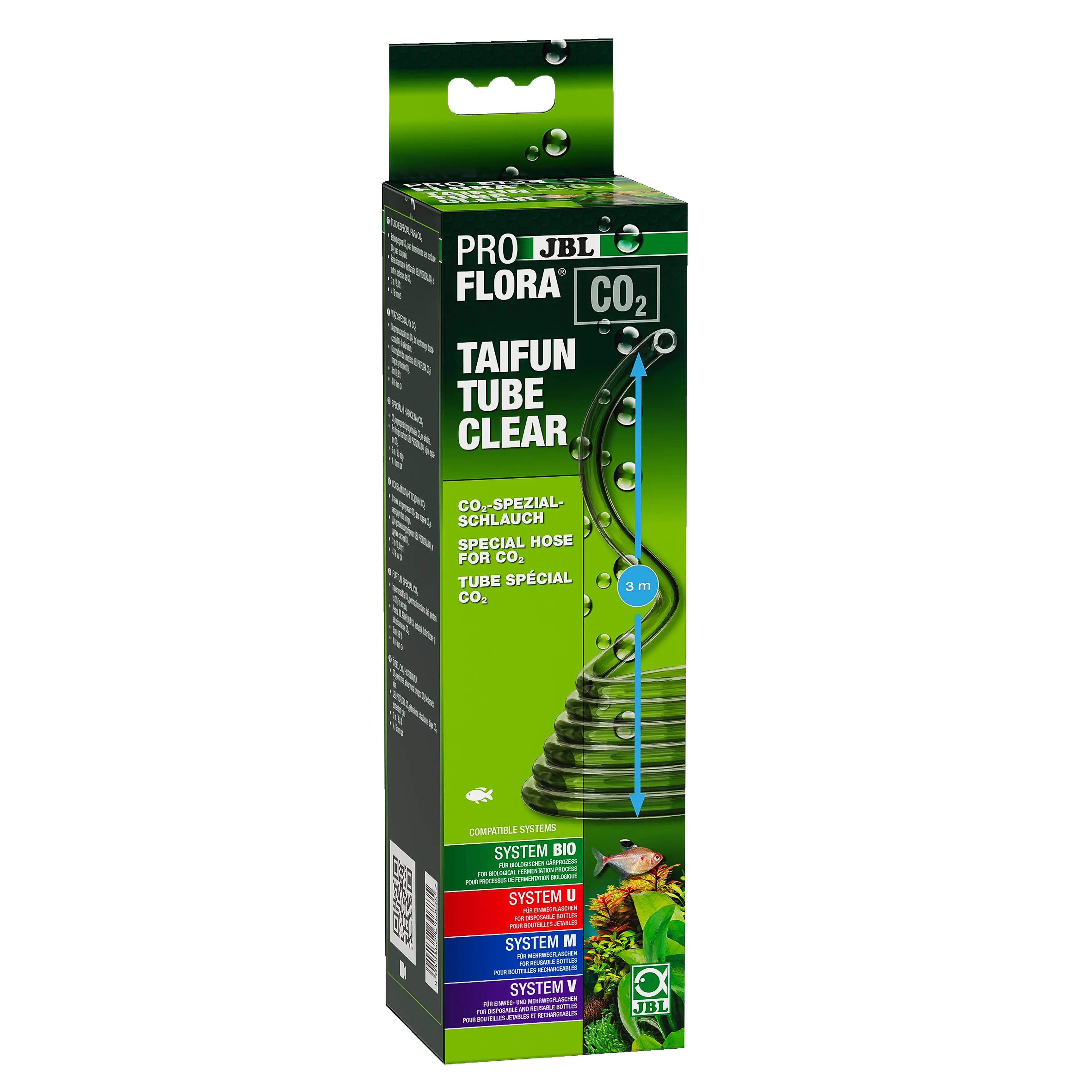 For the safe and loss-free conveyance of CO2 gas in CO2 fertilisation systems for aquariums