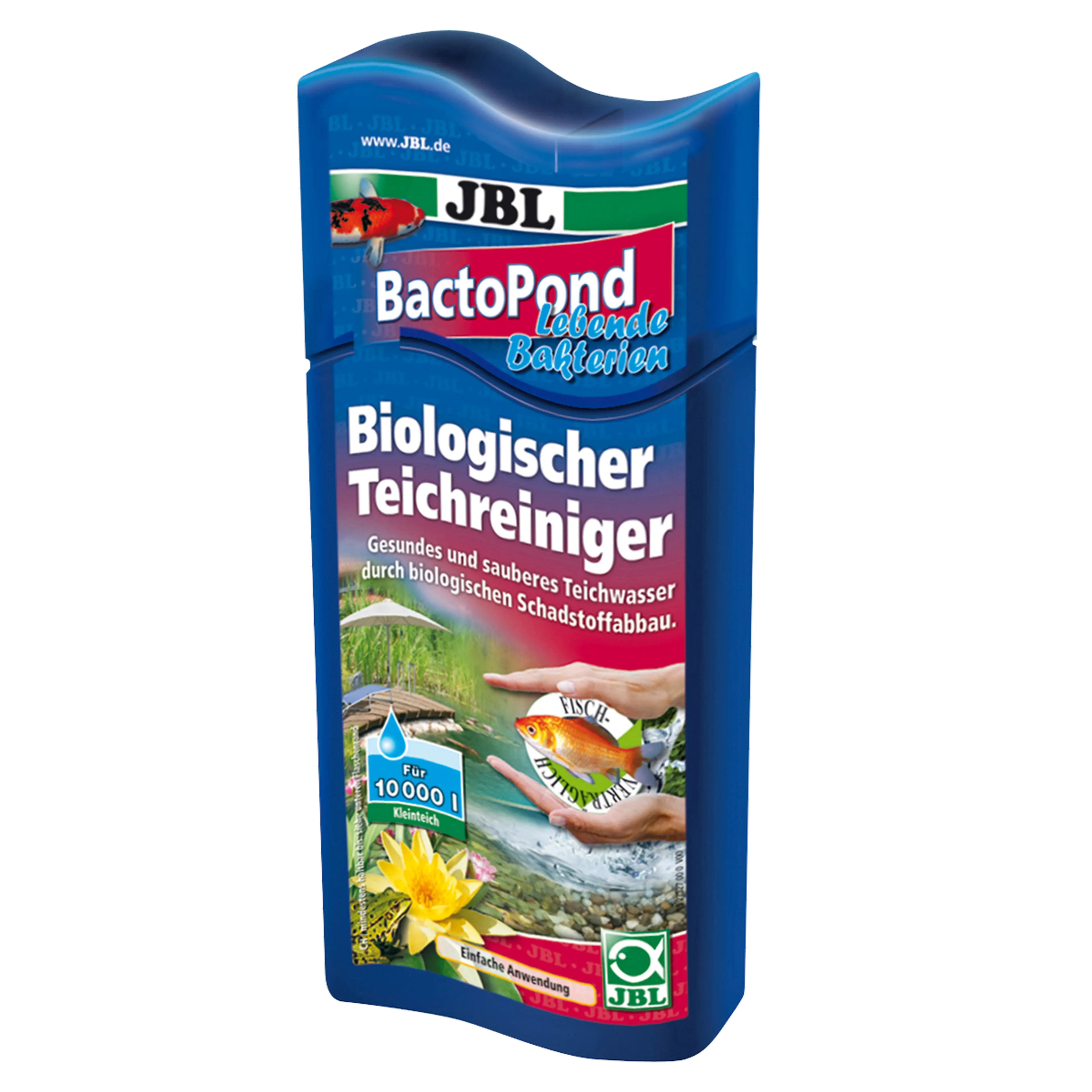 Für fisch- und pflanzengerechtes Wasser: Reinigungsbakterien zum Abbau biologischer Schadstoffe im Teich (Eiweiß, Ammonium/ Ammoniak, Nitrit)
