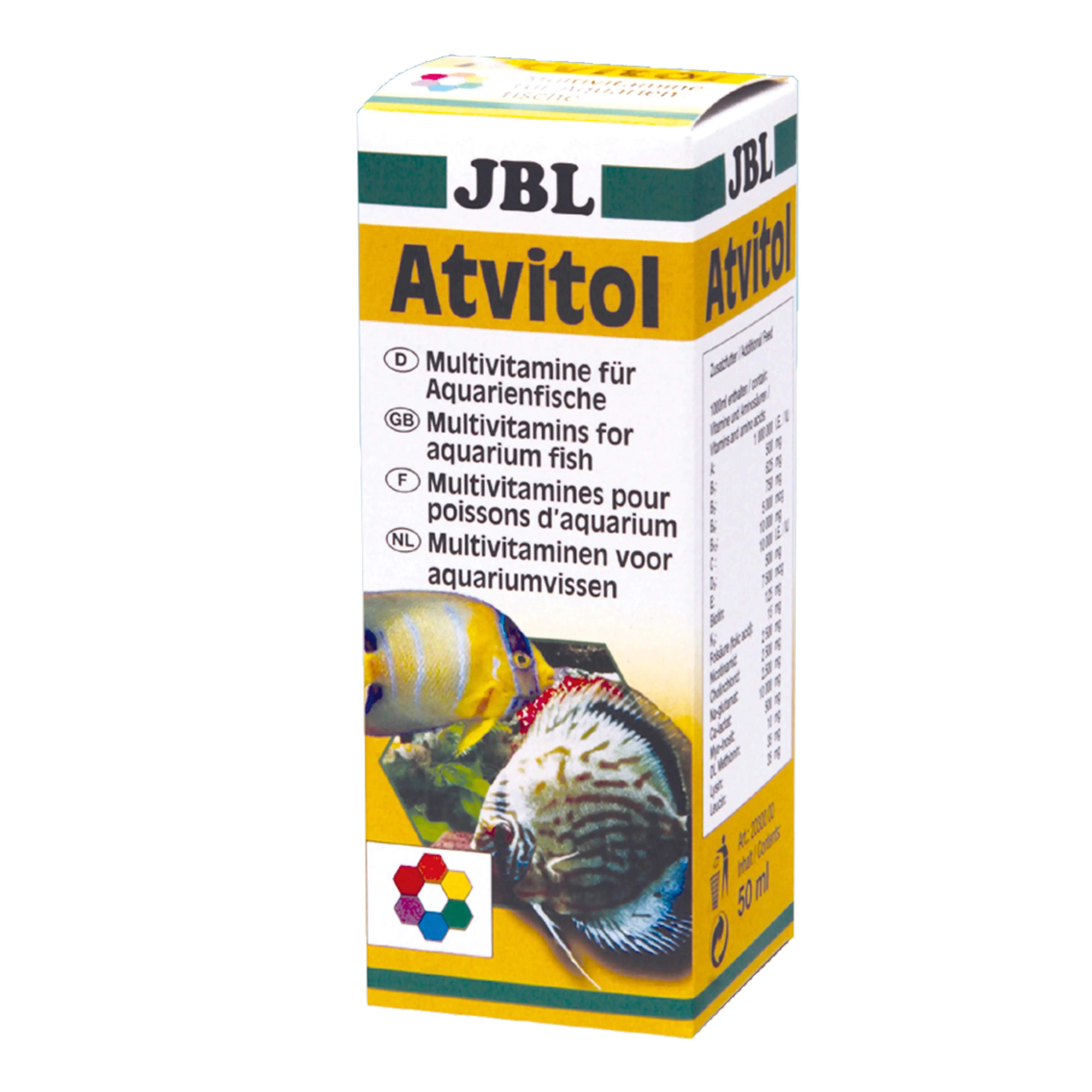 Multivitamins to prevent deficiency symptoms and strengthen the immune system for freshwater and saltwater fish