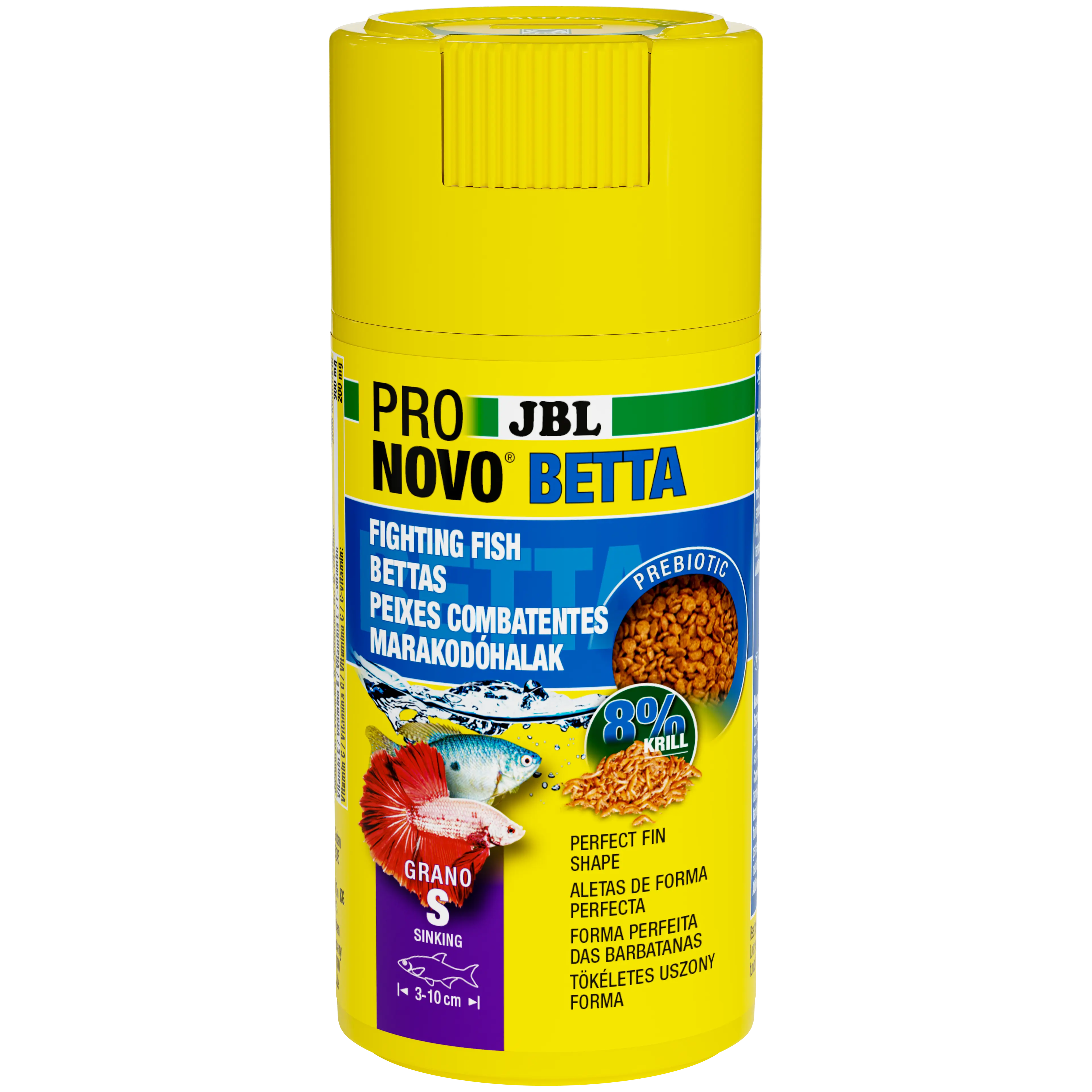 Prebiotic & sinking aquarium fish food: Special fibre in the food provides the beneficial intestinal bacteria with nourishment for healthy digestion.
