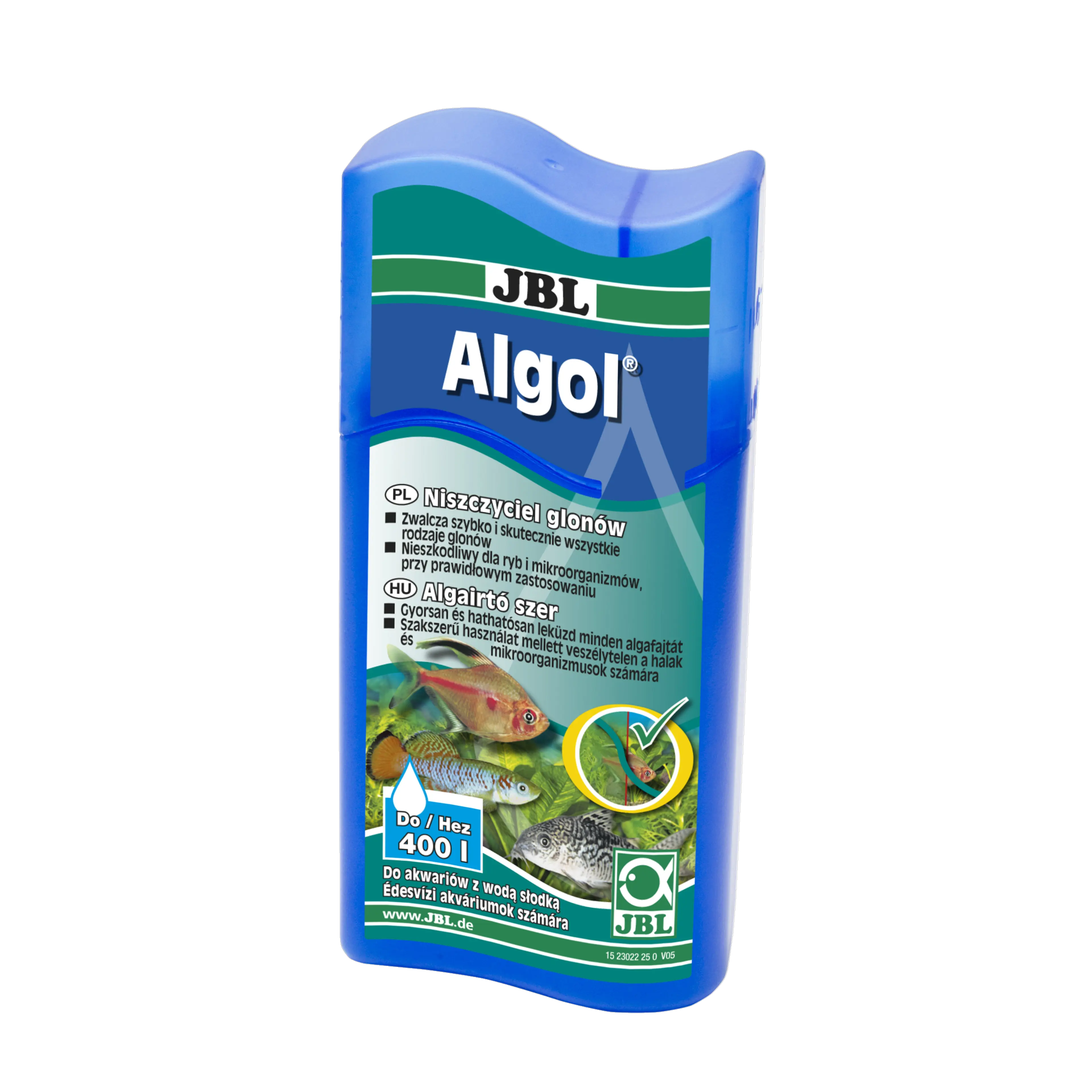For beautiful freshwater aquariums: Intensively combats all types of algae (including green water = suspended algae)
