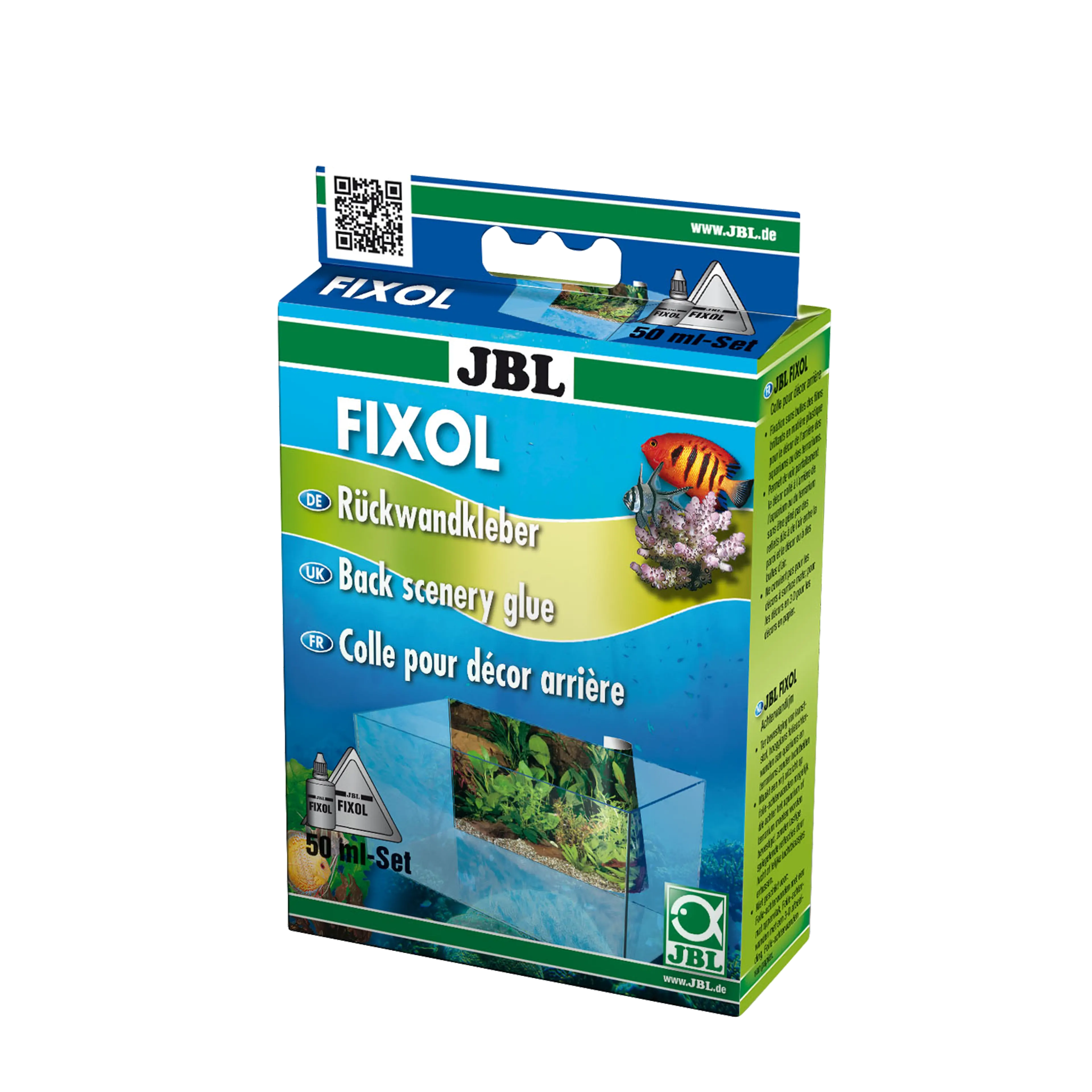 Perfect hold without bubbles: non-toxic adhesive for high-gloss plastic back panels on aquariums and terrariums