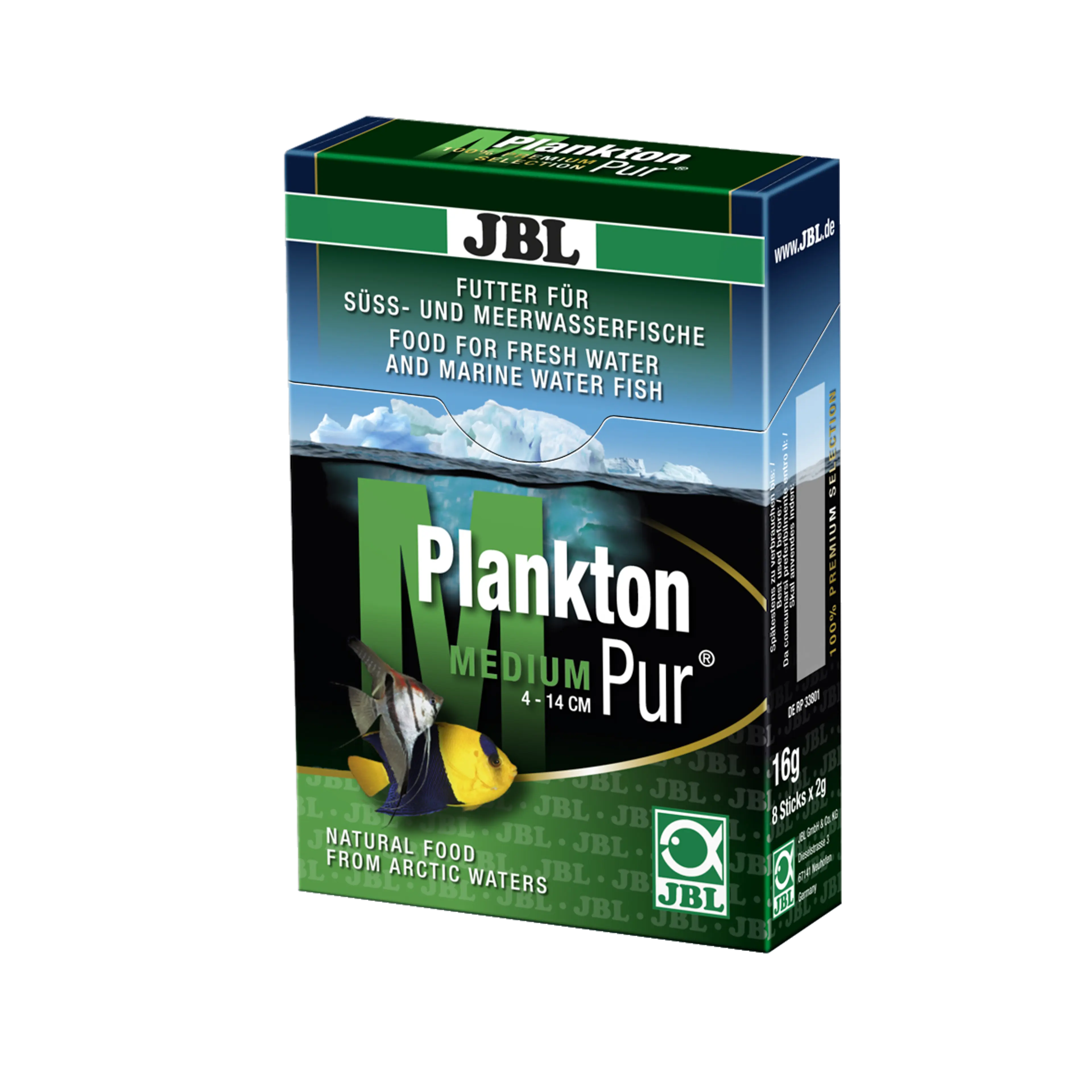 Varied: a tasty treat for tropical freshwater and saltwater fish as well as shrimp. Fresh and pure plankton.