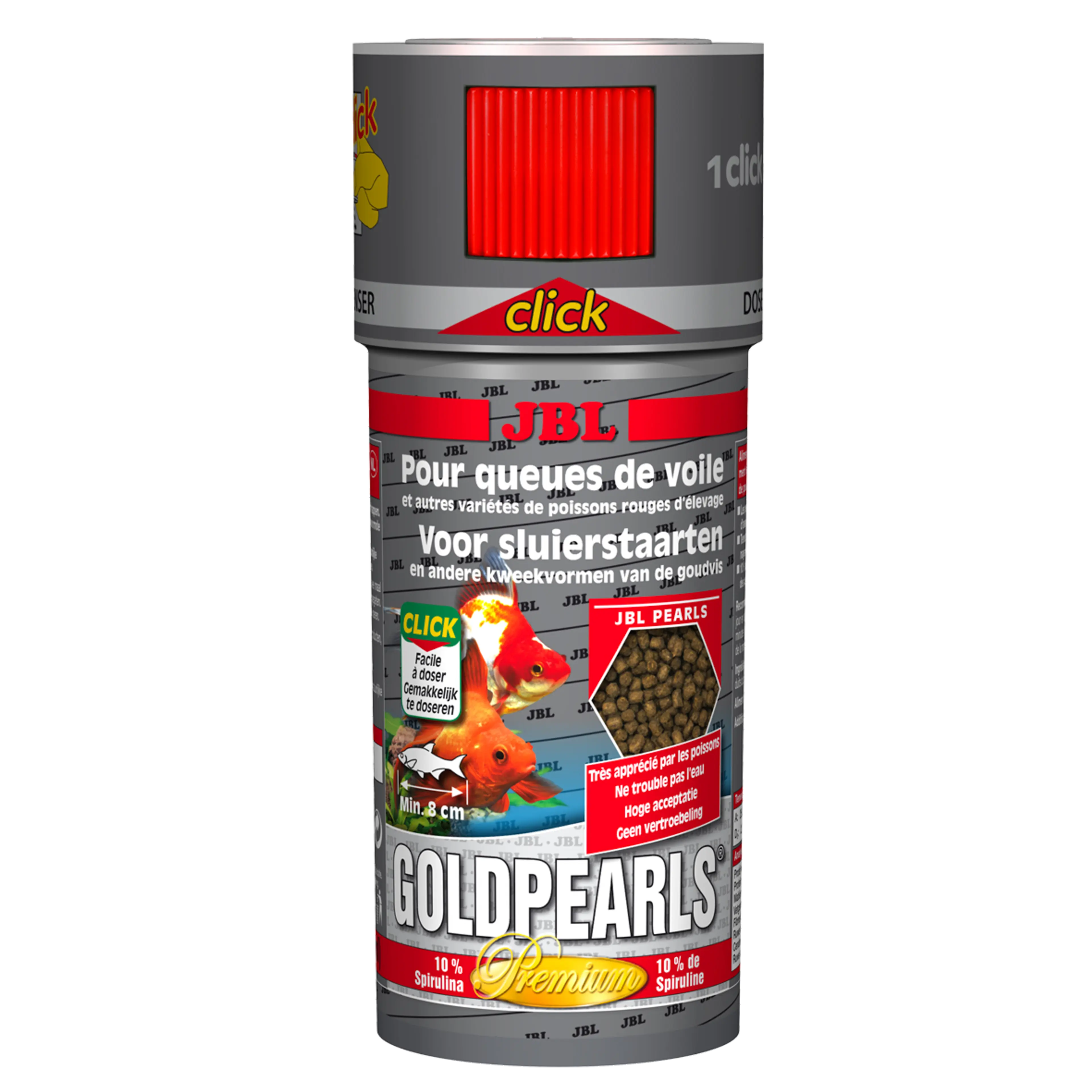 Complete nutrition, optimal growth for goldfish and veiltail goldfish: selected raw materials to meet the needs of all goldfish varieties.