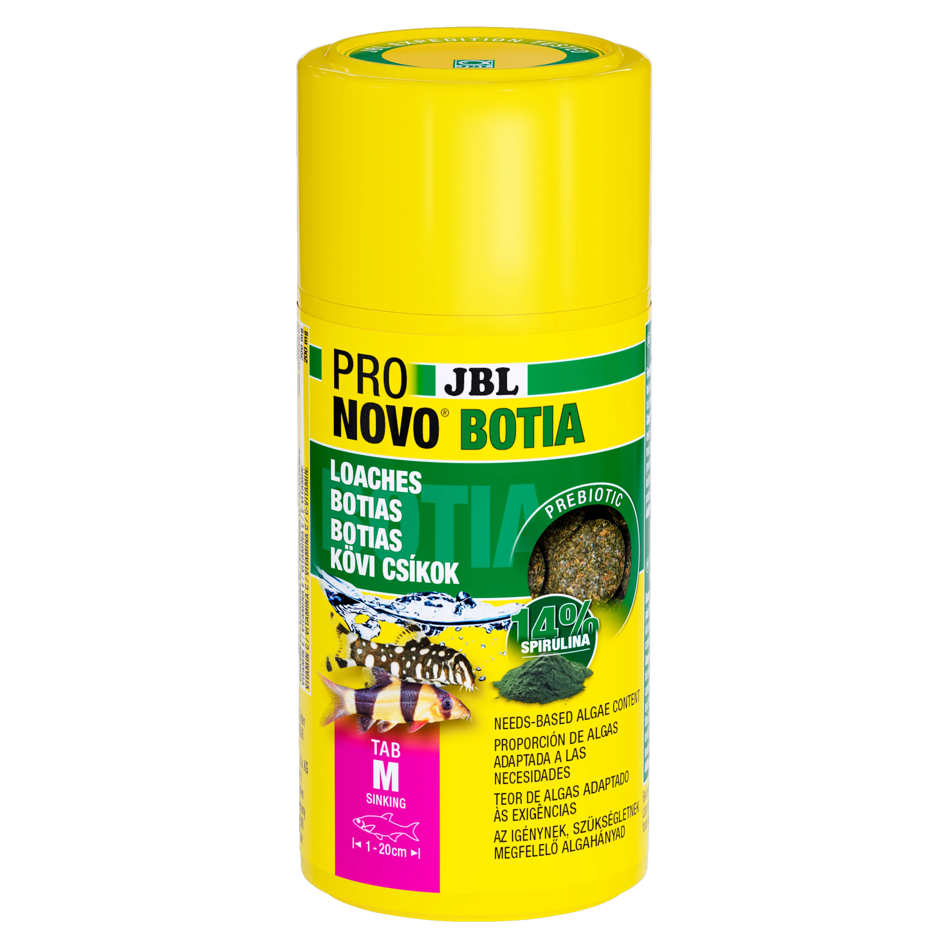 Ideal staple food for all loach species (Botia species, sucking loaches, fin suckers, spiny-eyed loaches)