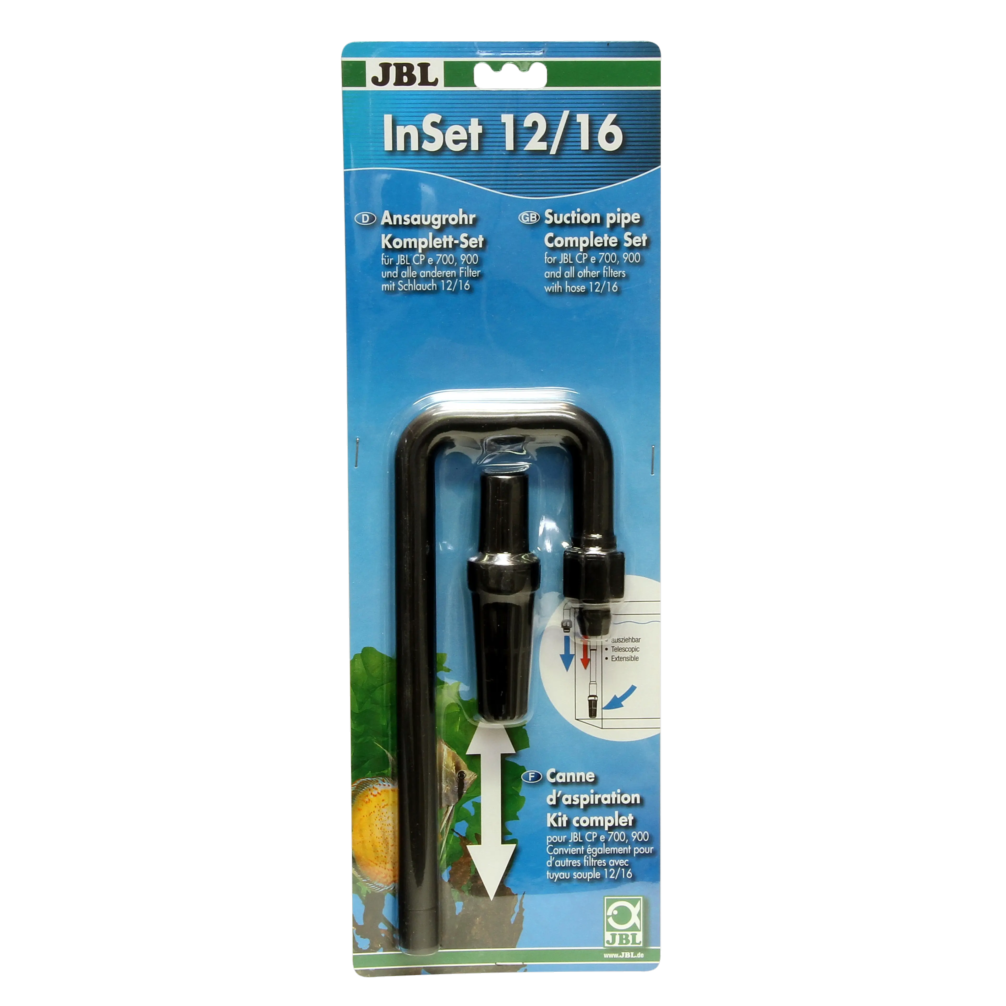 Accessories for external filters: Complete intake pipe set for CristalProfi e external filters and other filters
