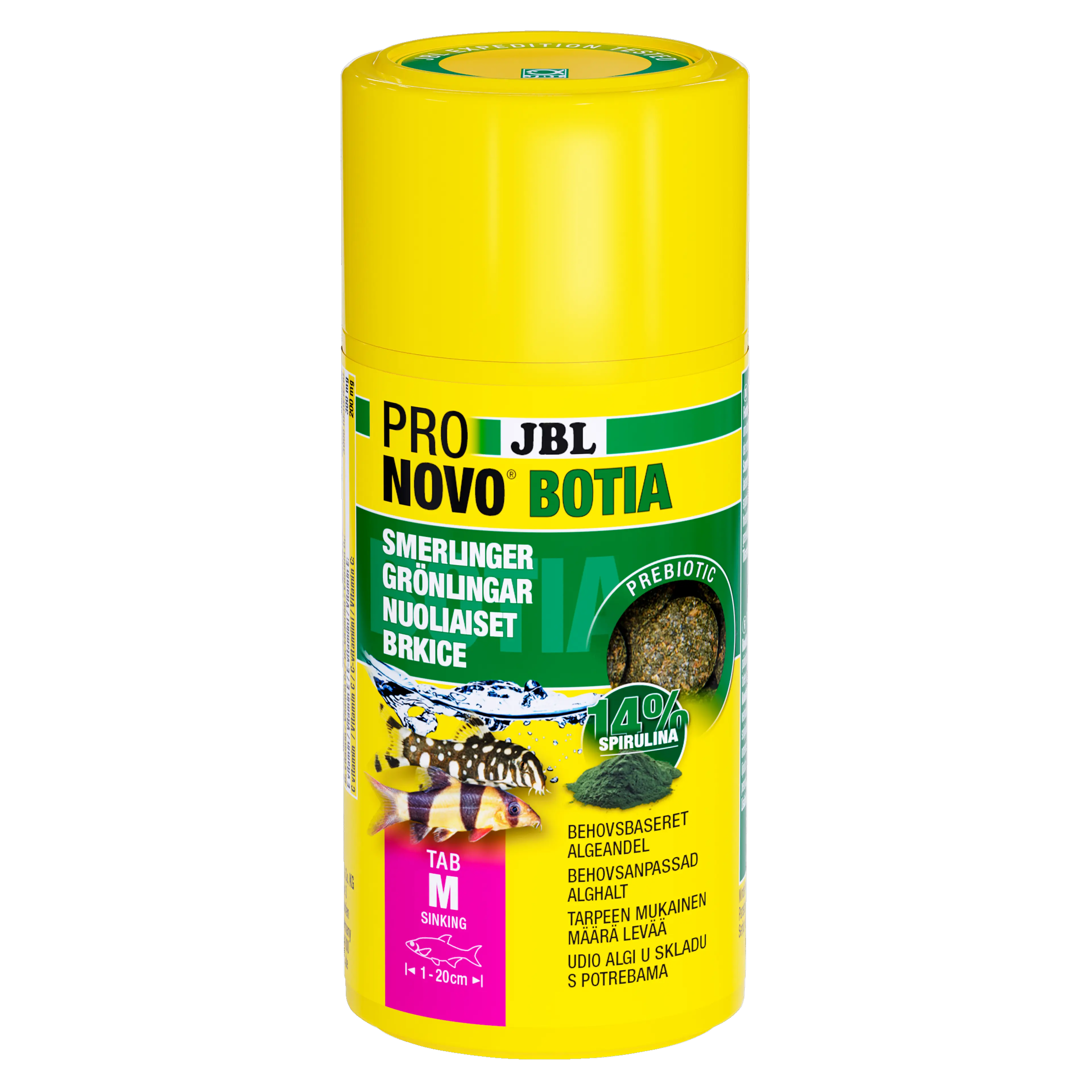 Ideal staple food for all loach species (Botia species, sucking loaches, fin suckers, spiny-eyed loaches)