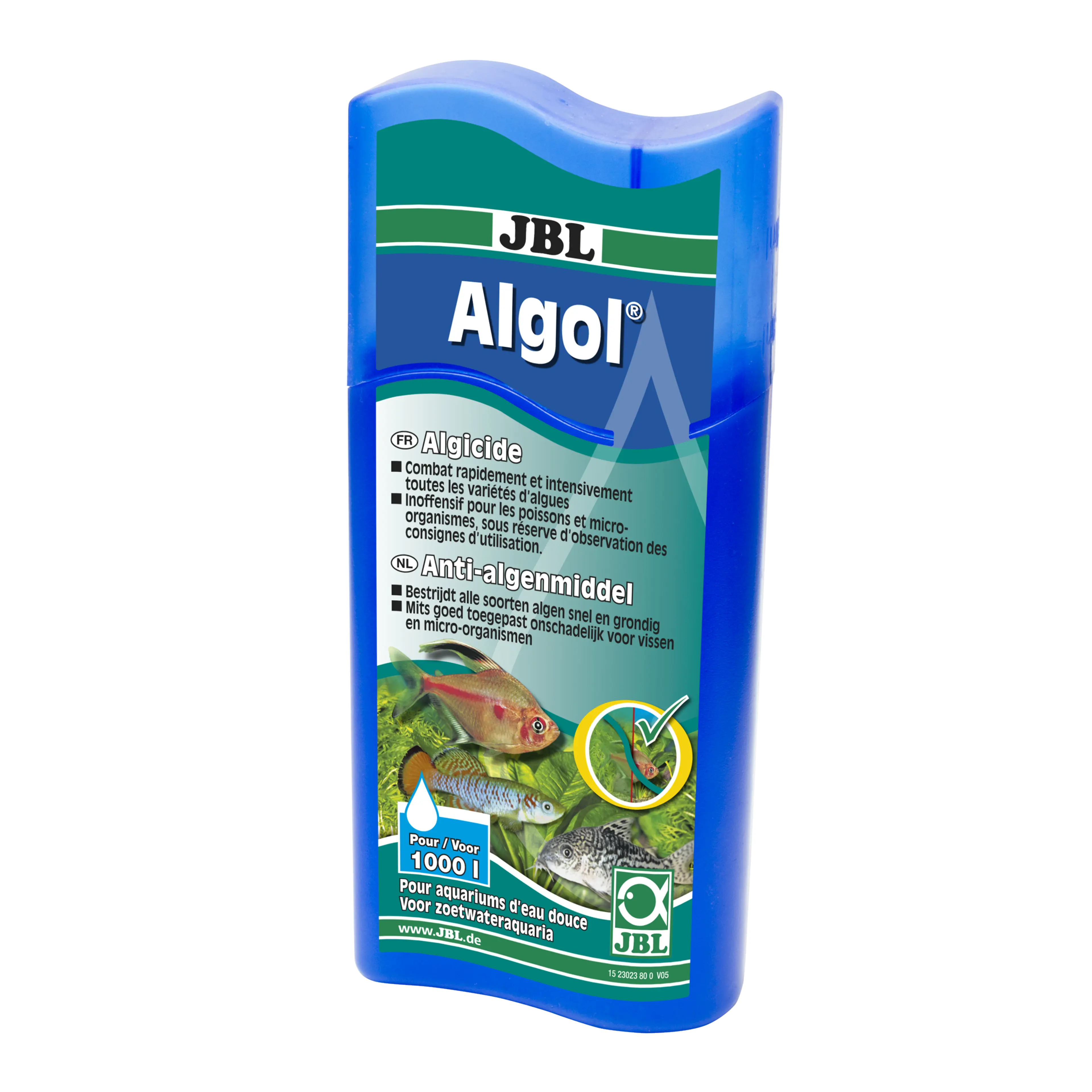 Pour de beaux aquariums d'eau douce : combat intensivement toutes les espèces d'algues (y compris l'eau verte = algues en suspension)