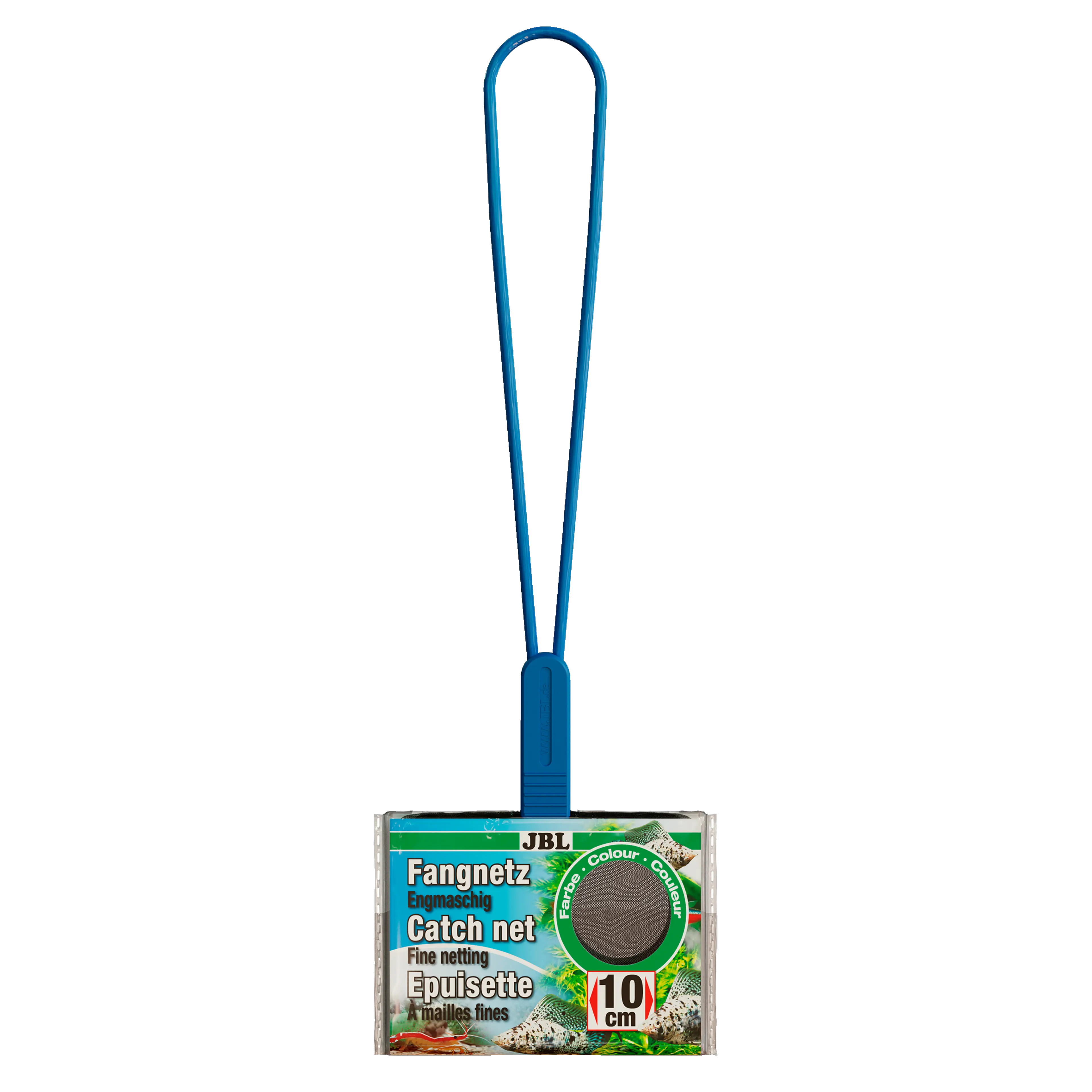 Careful catching of aquarium fish: Fine-mesh aquarium net with black netting