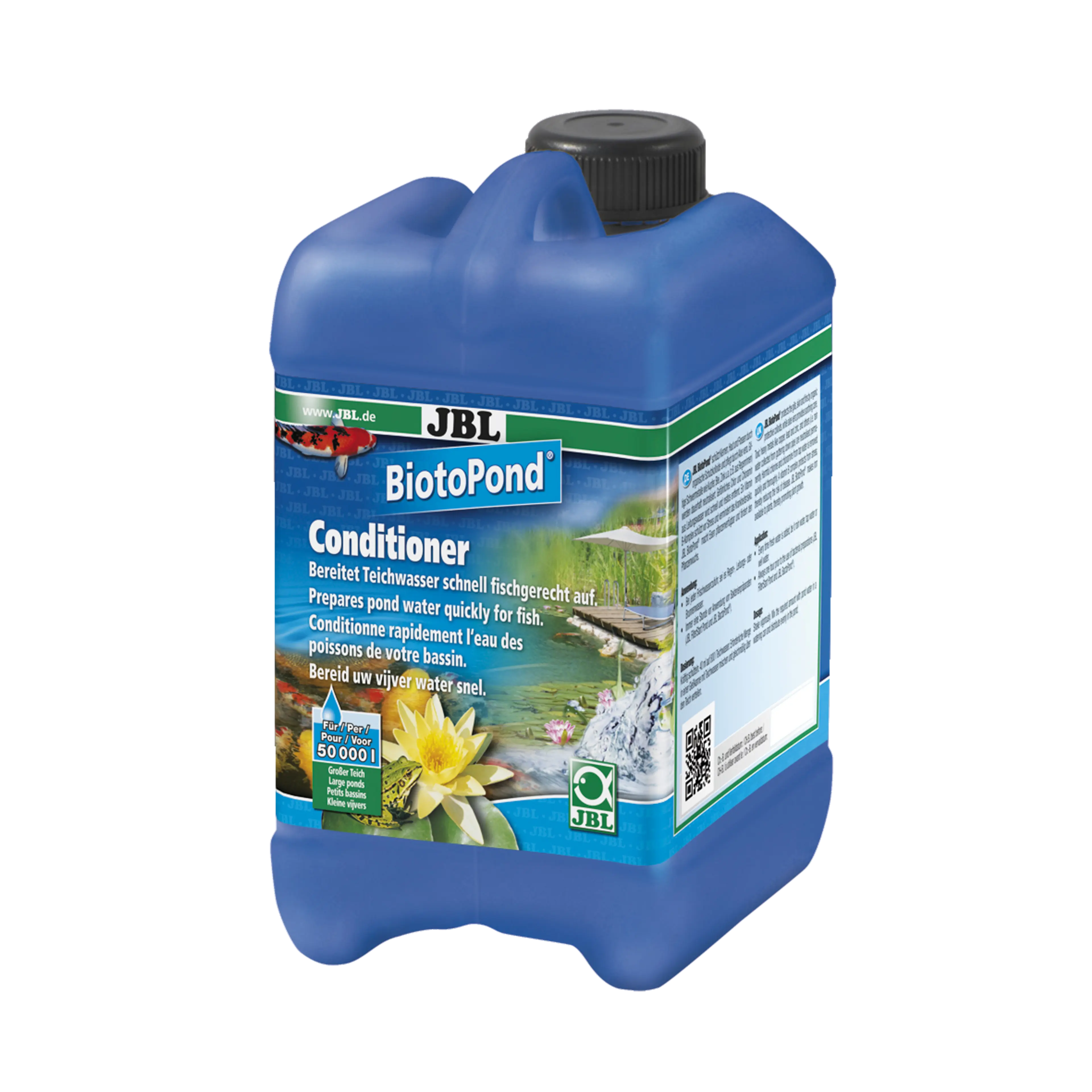 Fish-friendly pond environment: water conditioner for a healthy pond environment and protection against stress and disease