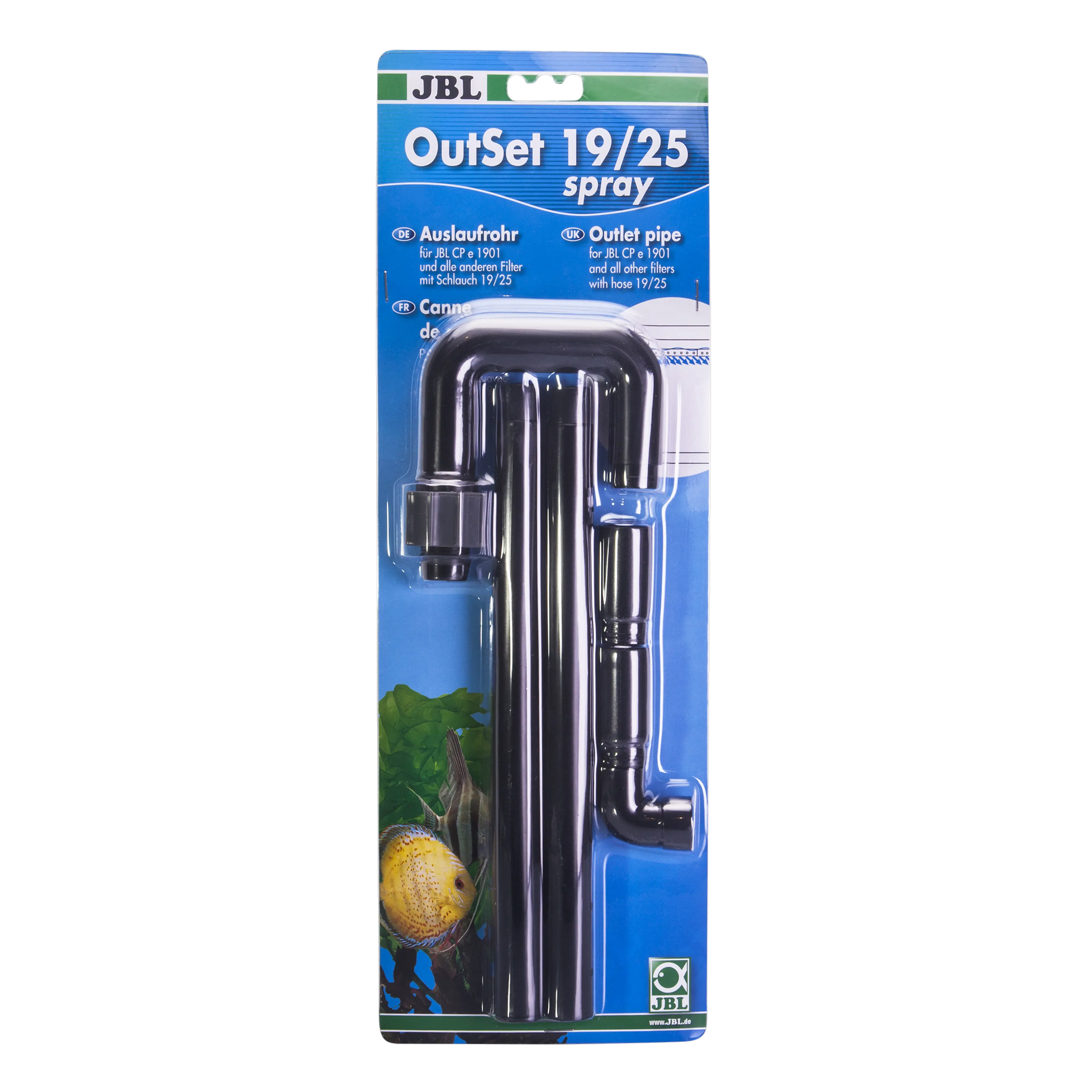 Accessories for external filters: Complete outlet pipe set with jet nozzle for CristalProfi e external filters and other filters with hose