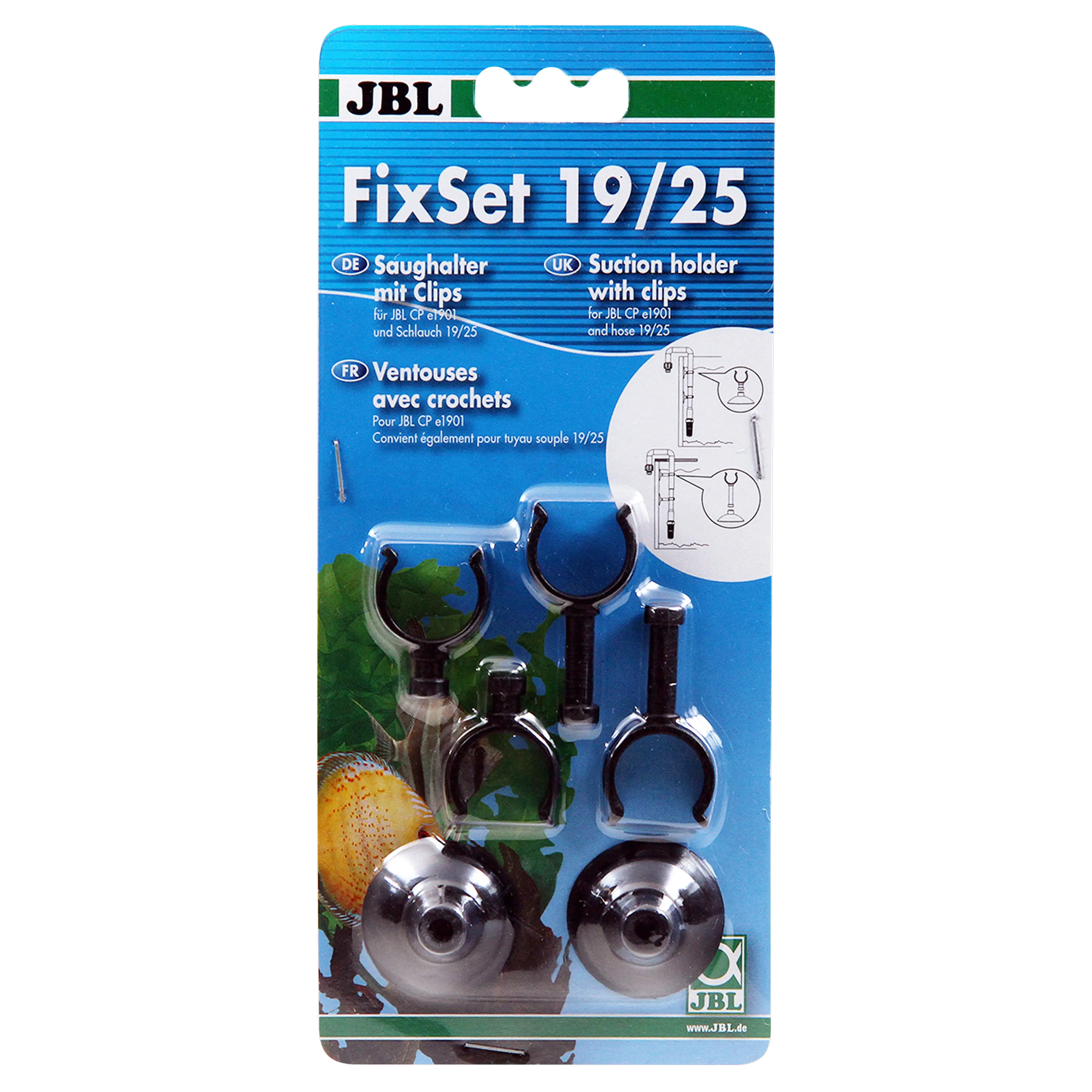 Accessories for external filters: Suction and spacer set for pipes and hoses