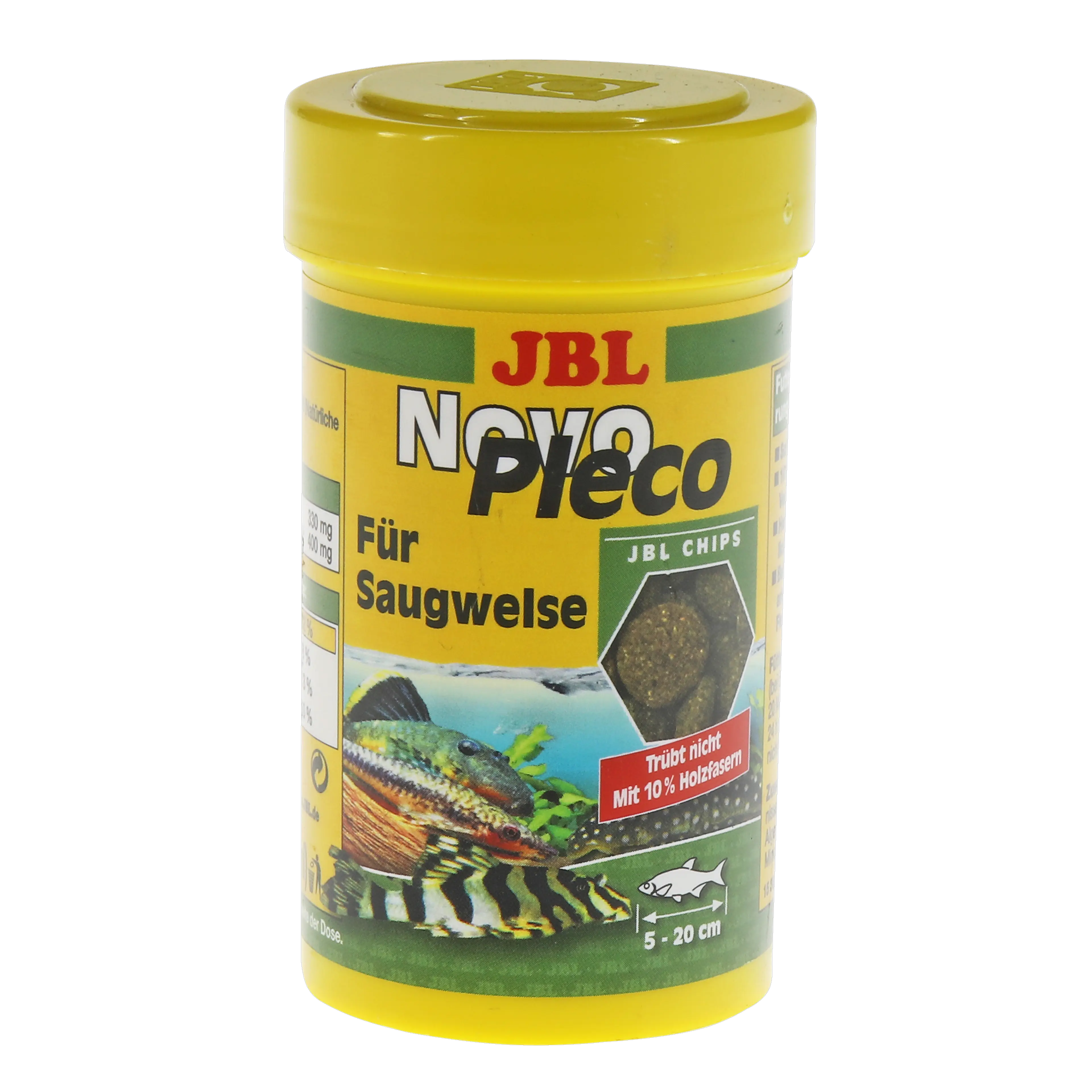 Alimentación completa y crecimiento óptimo de peces gato pequeños y medianos: con espirulina, verduras y germen de trigo energético.