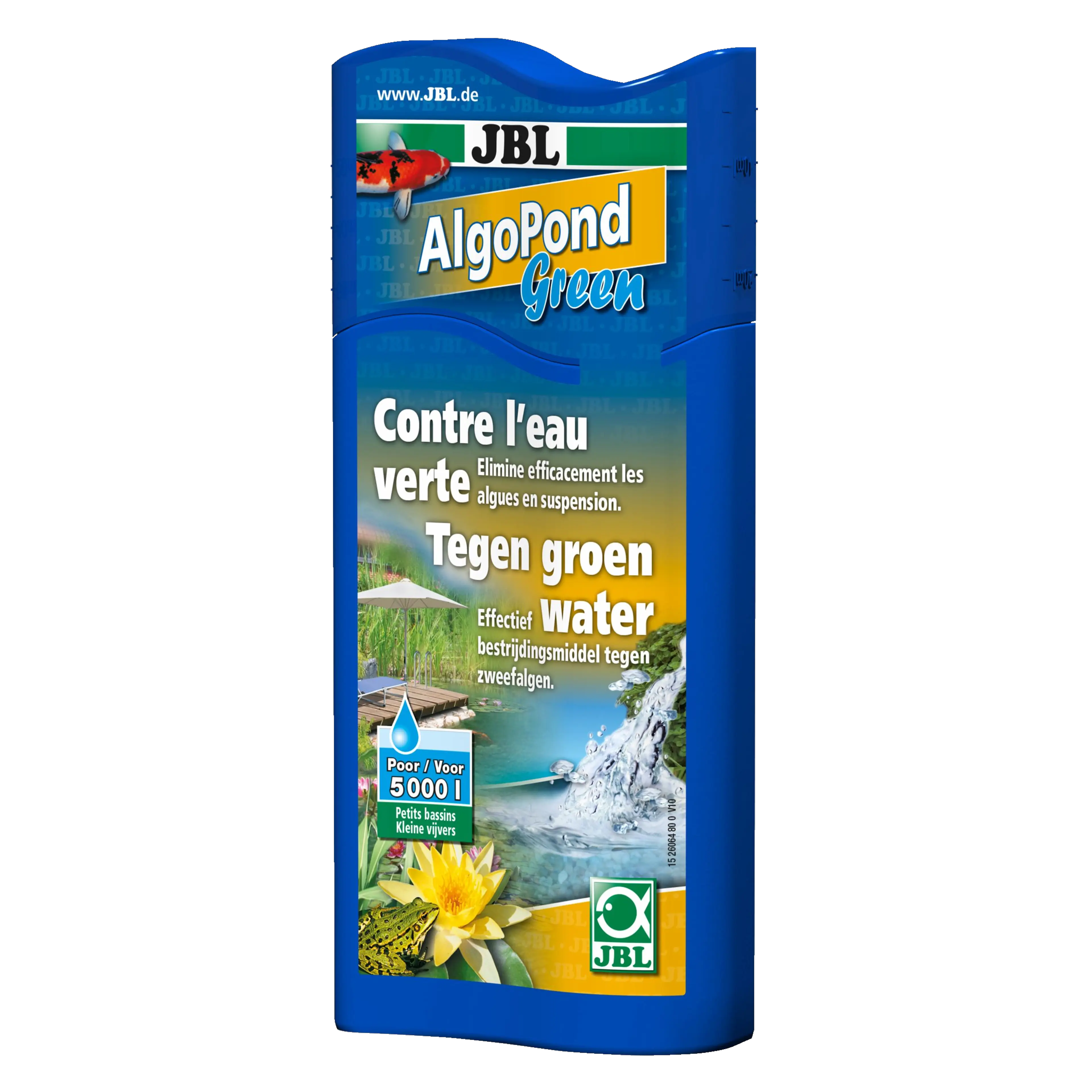 Pour lutter rapidement et efficacement contre tous les types d'algues flottantes (eau verte) dans les bassins de jardin.