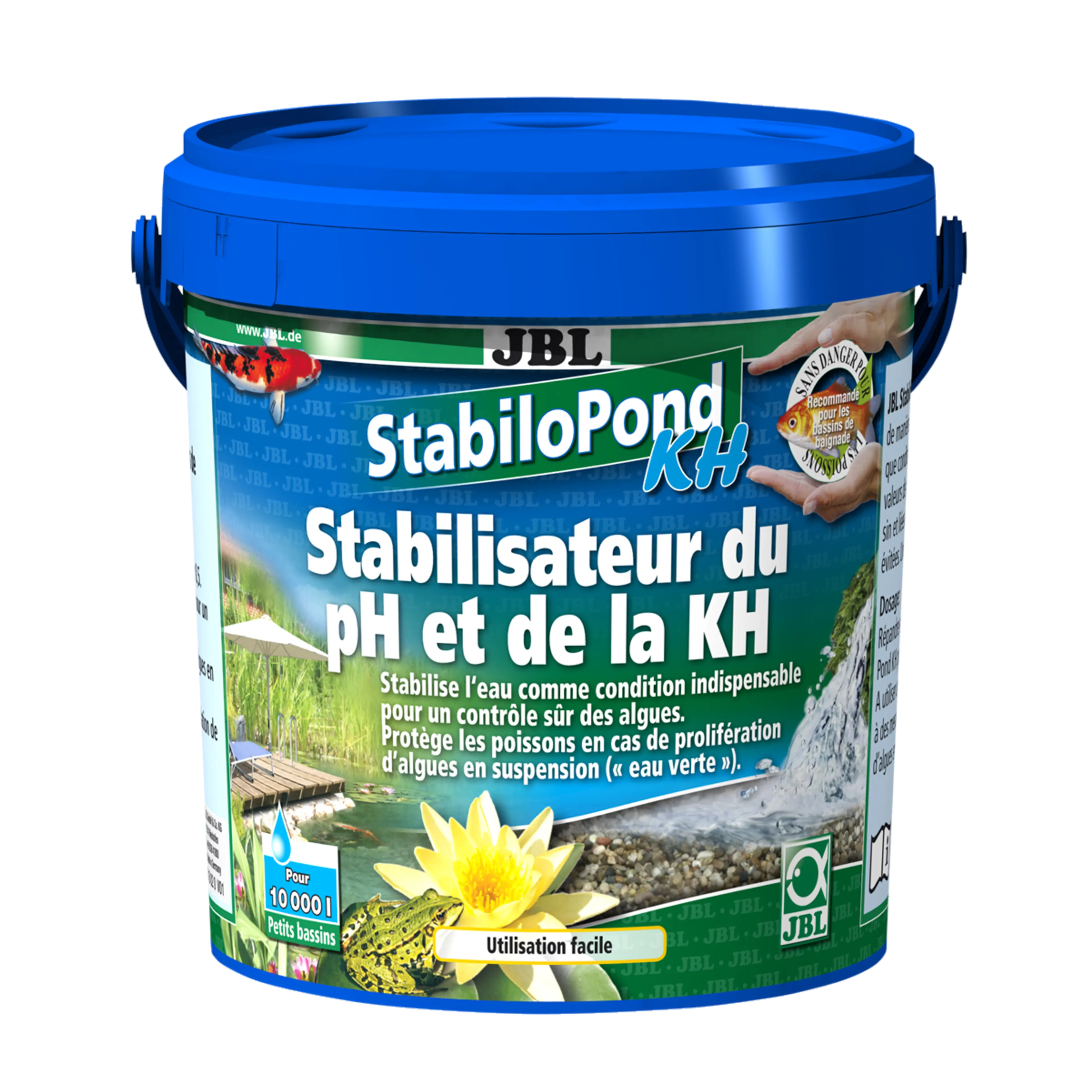 Natural balance: Granules for stabilising the pH value at 7.5 to 8.5 for successful algae control in ponds