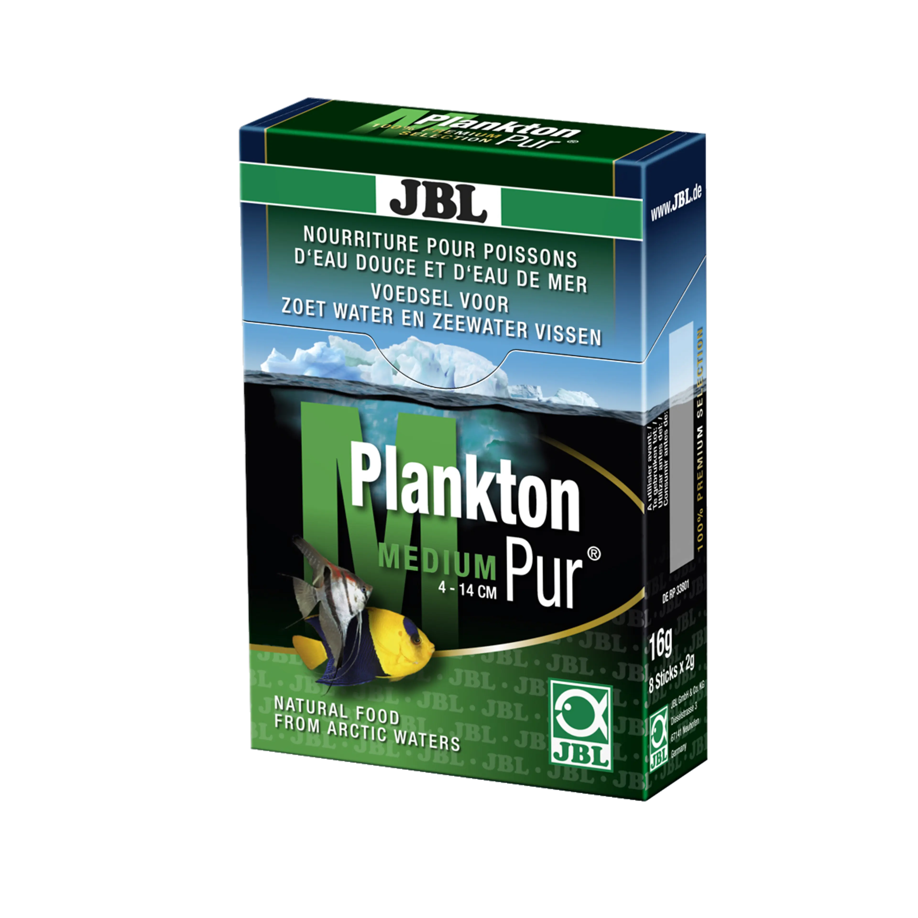 Varied: a tasty treat for tropical freshwater and saltwater fish as well as shrimp. Fresh and pure plankton.