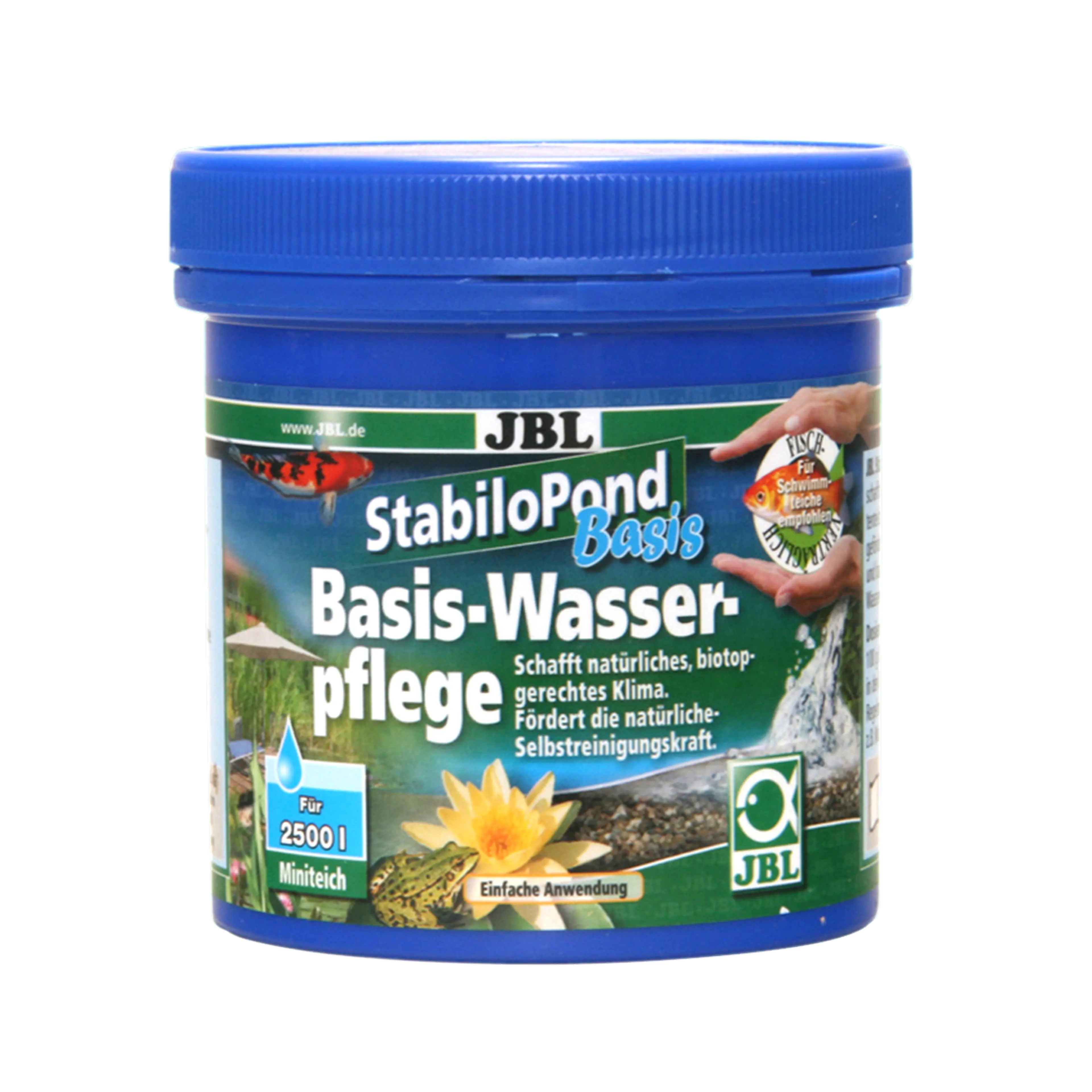 Natural, biotope-friendly balance: basic care product for stabilising the KH, GH and pH values in the pond