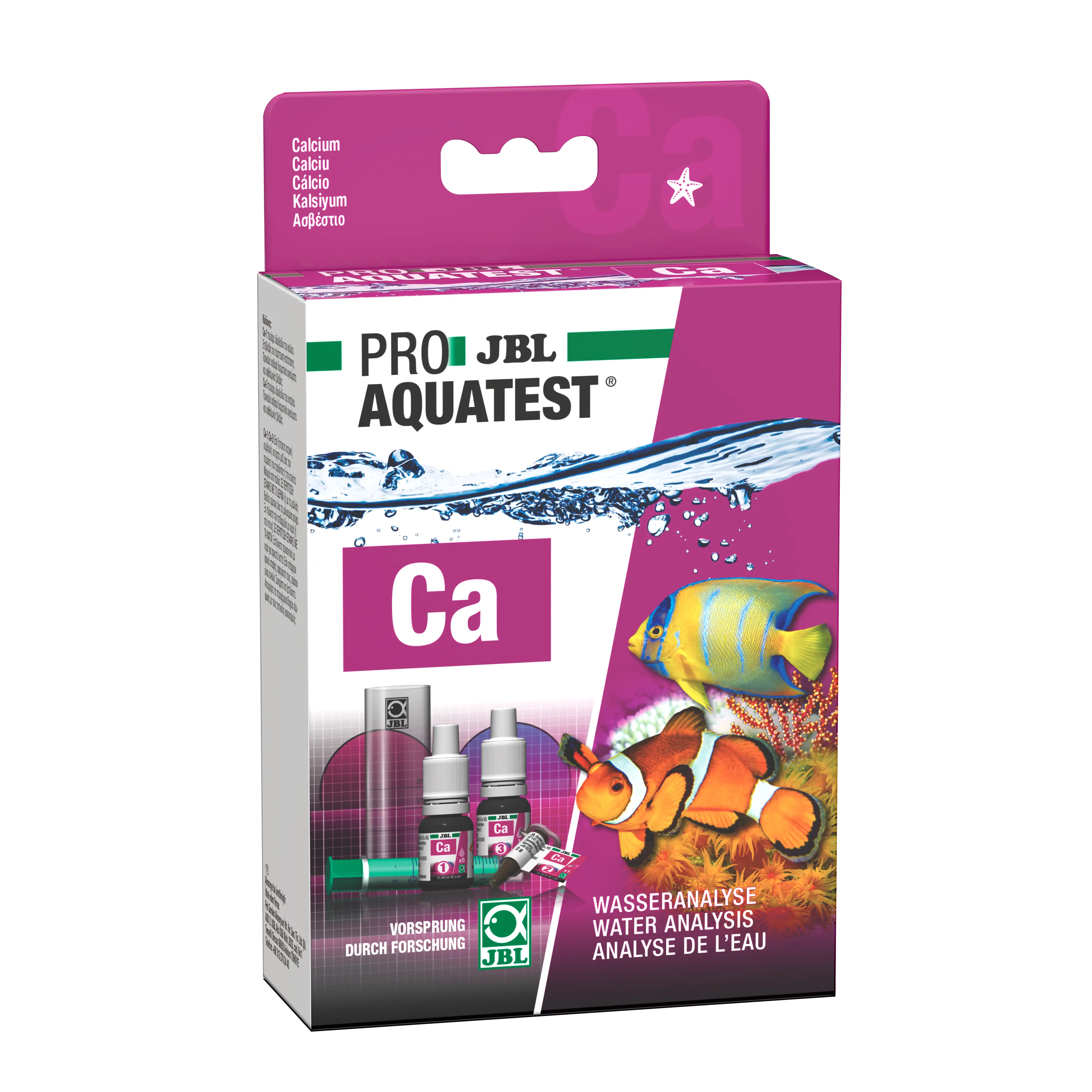 Simple and reliable monitoring of aquarium water values. Determination of the optimum calcium value for strong and healthy coral growth.