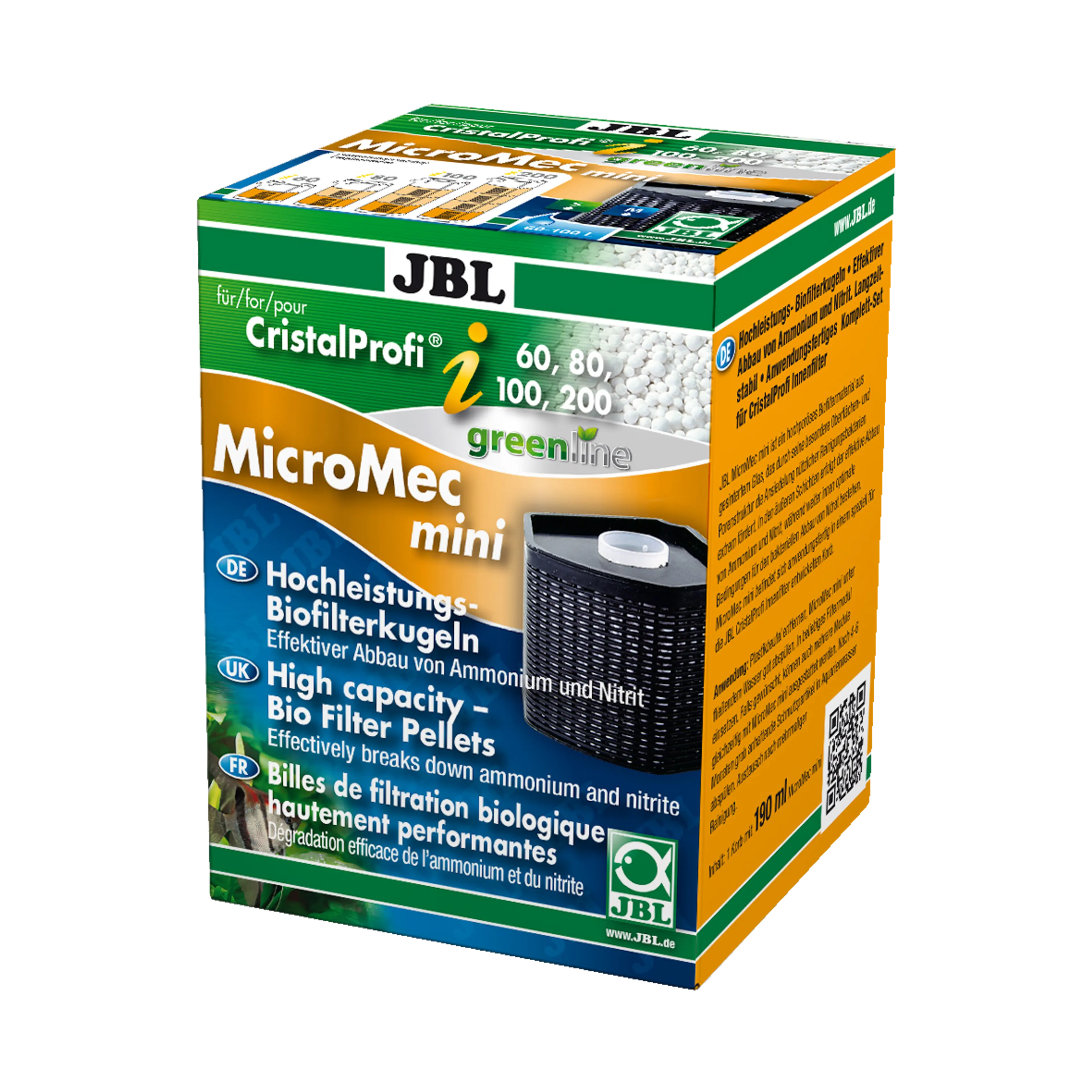 Clean and healthy water: filter cartridge with high-performance filter balls for CristalProfi i