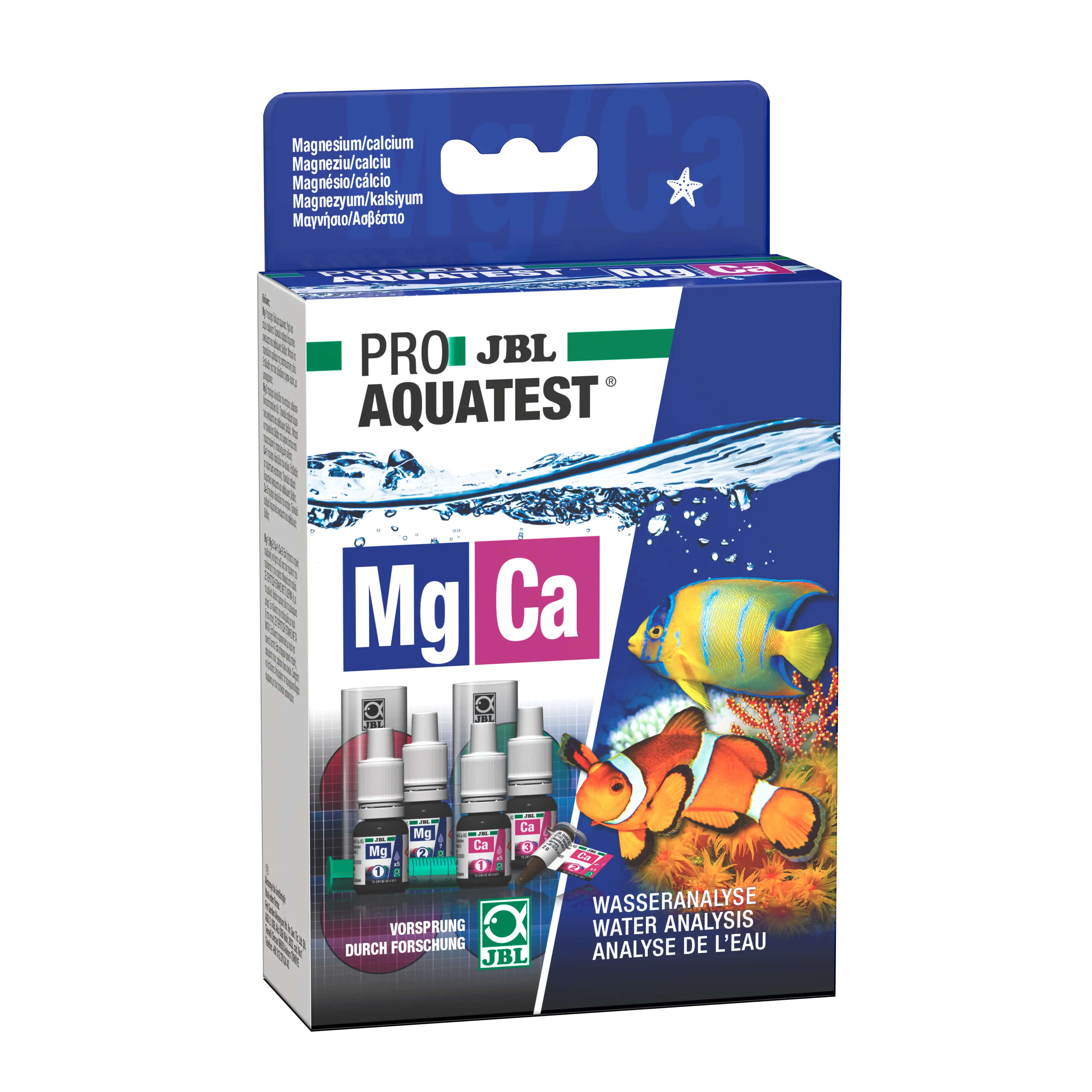 Simple and reliable monitoring of aquarium water values. Determination of the optimum magnesium and calcium values for strong and healthy growth of corals and calcareous red algae.