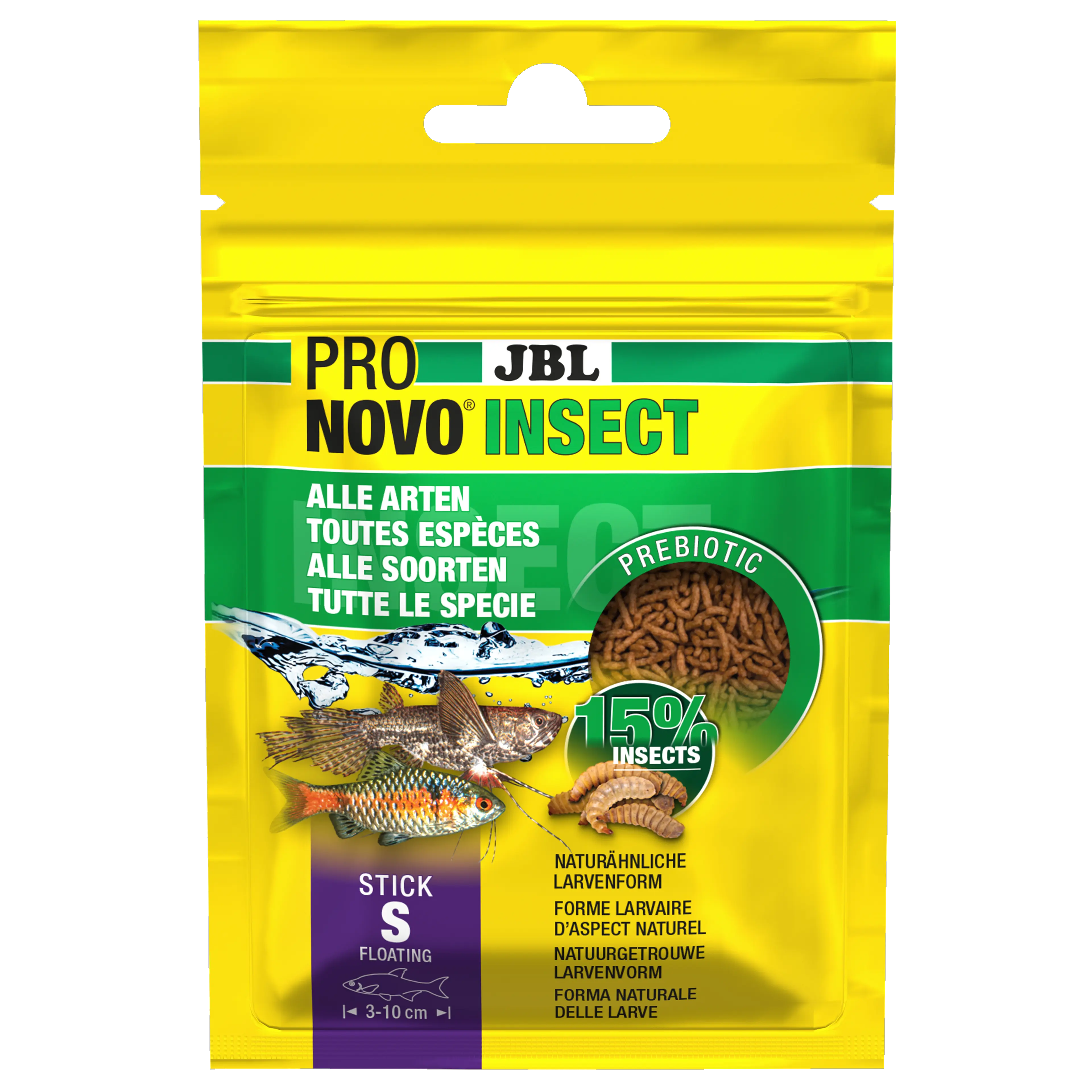 Prebiotic & floating aquarium fish food: Special fibre in the food provides the beneficial gut bacteria with nourishment for healthy digestion.